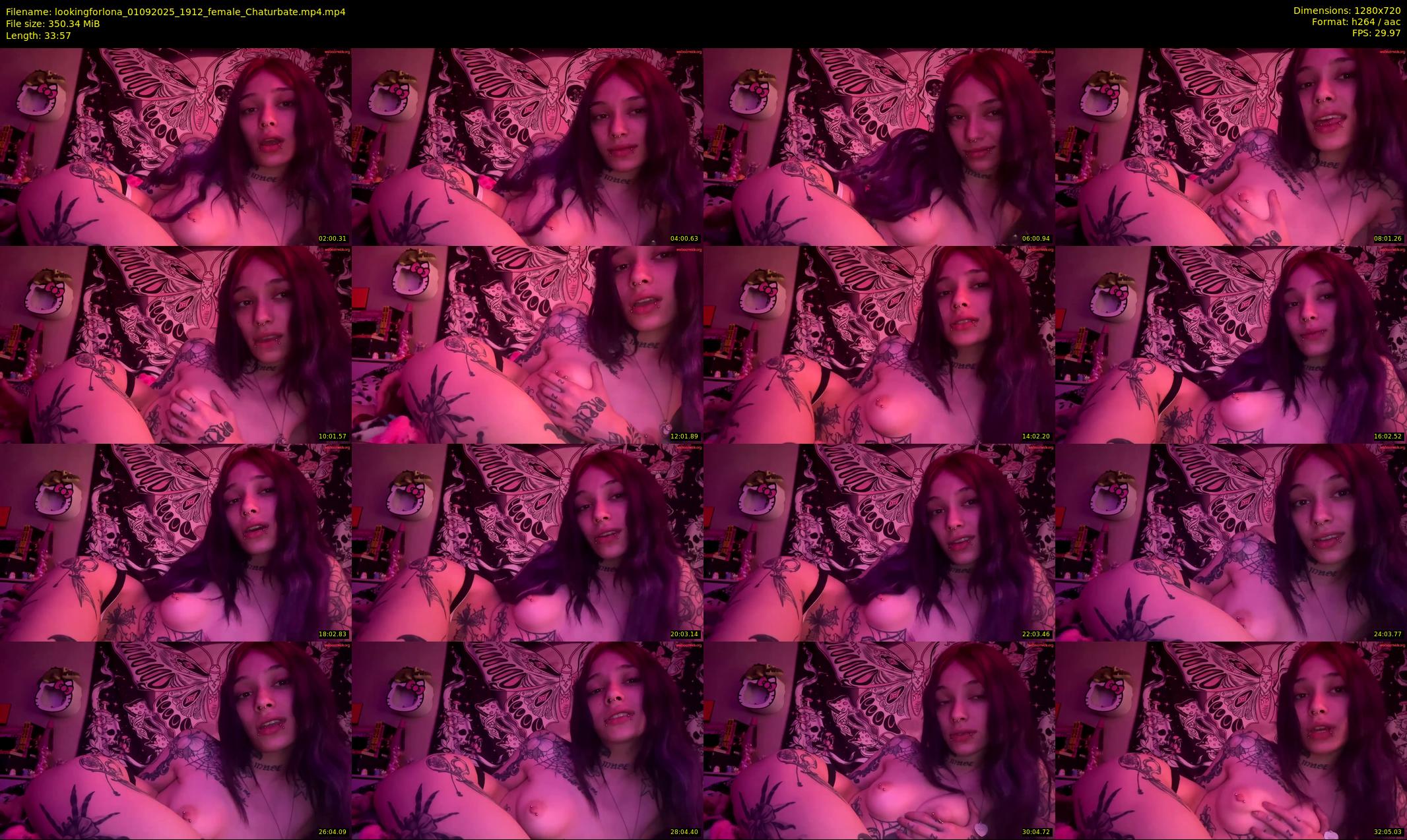 lookingforlona — 34 minute Chaturbate female cam show recording, 720p, Sep 1, 2025