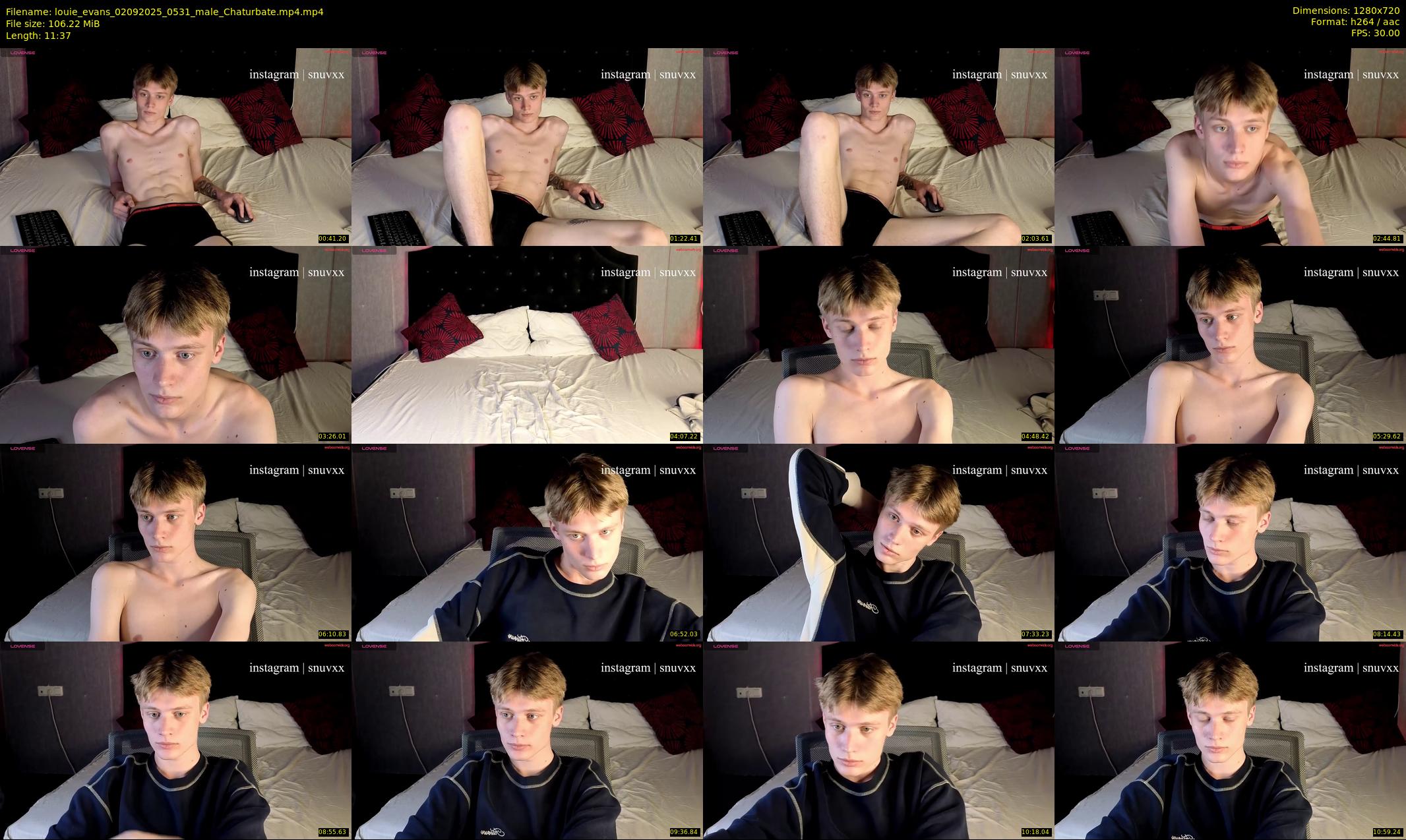 louie_evans — 12 minute Chaturbate male cam show recording, 720p, Sep 2, 2025