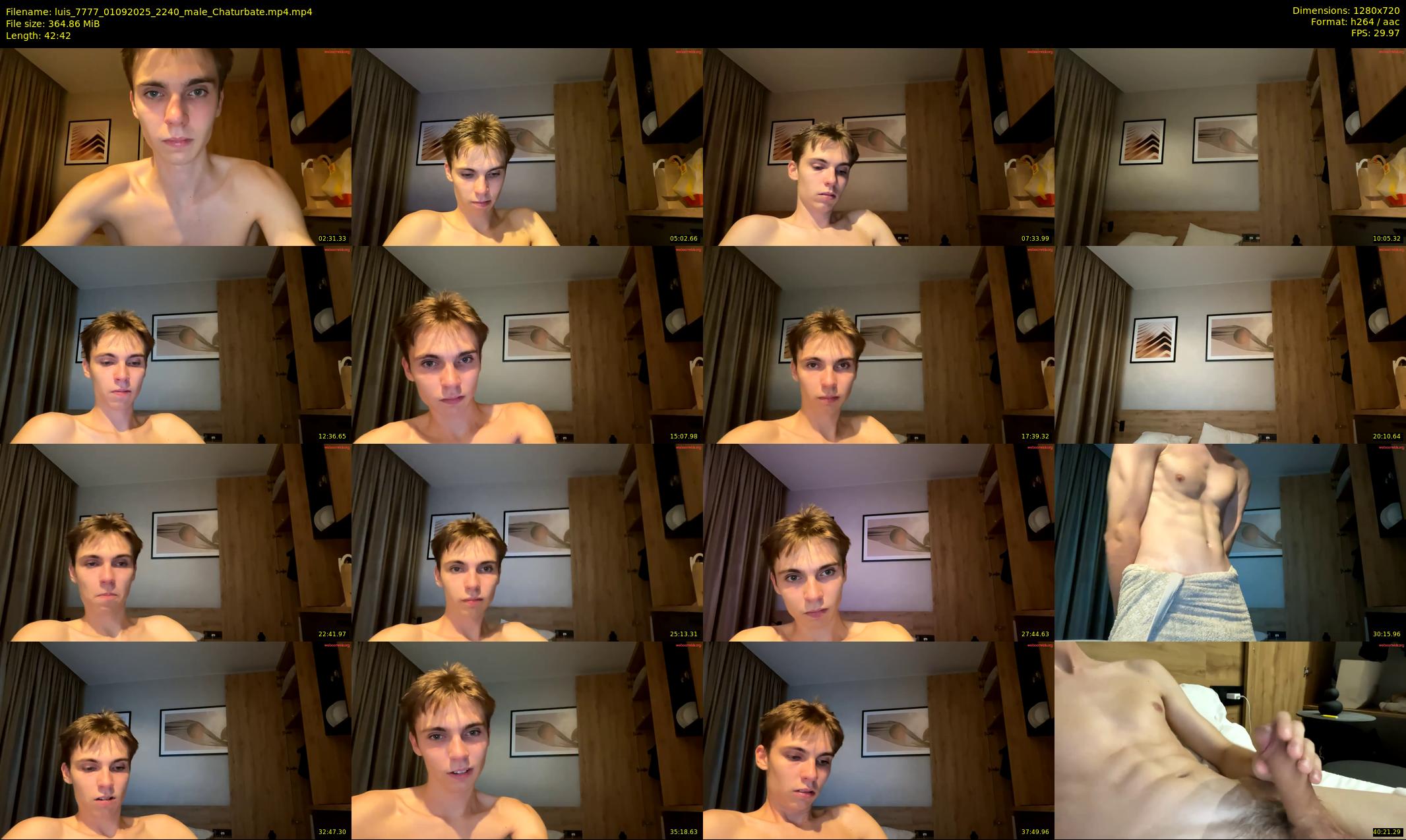 luis_7777 — 43 minute Chaturbate male cam show recording, 720p, Sep 1, 2025
