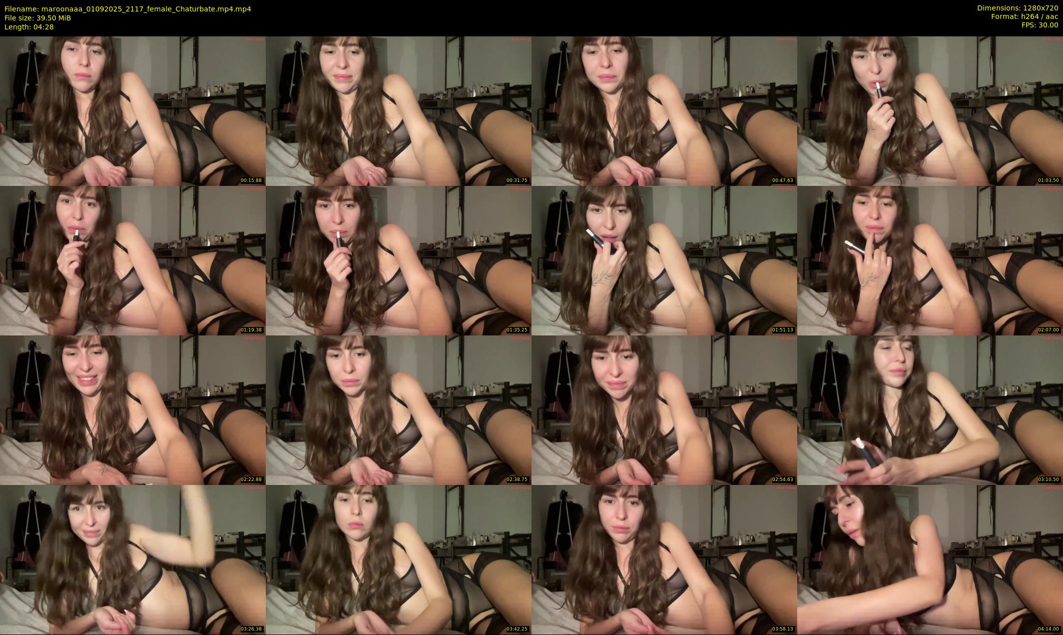 maroonaaa — 5 minute Chaturbate female cam show recording, 720p, Sep 1, 2025