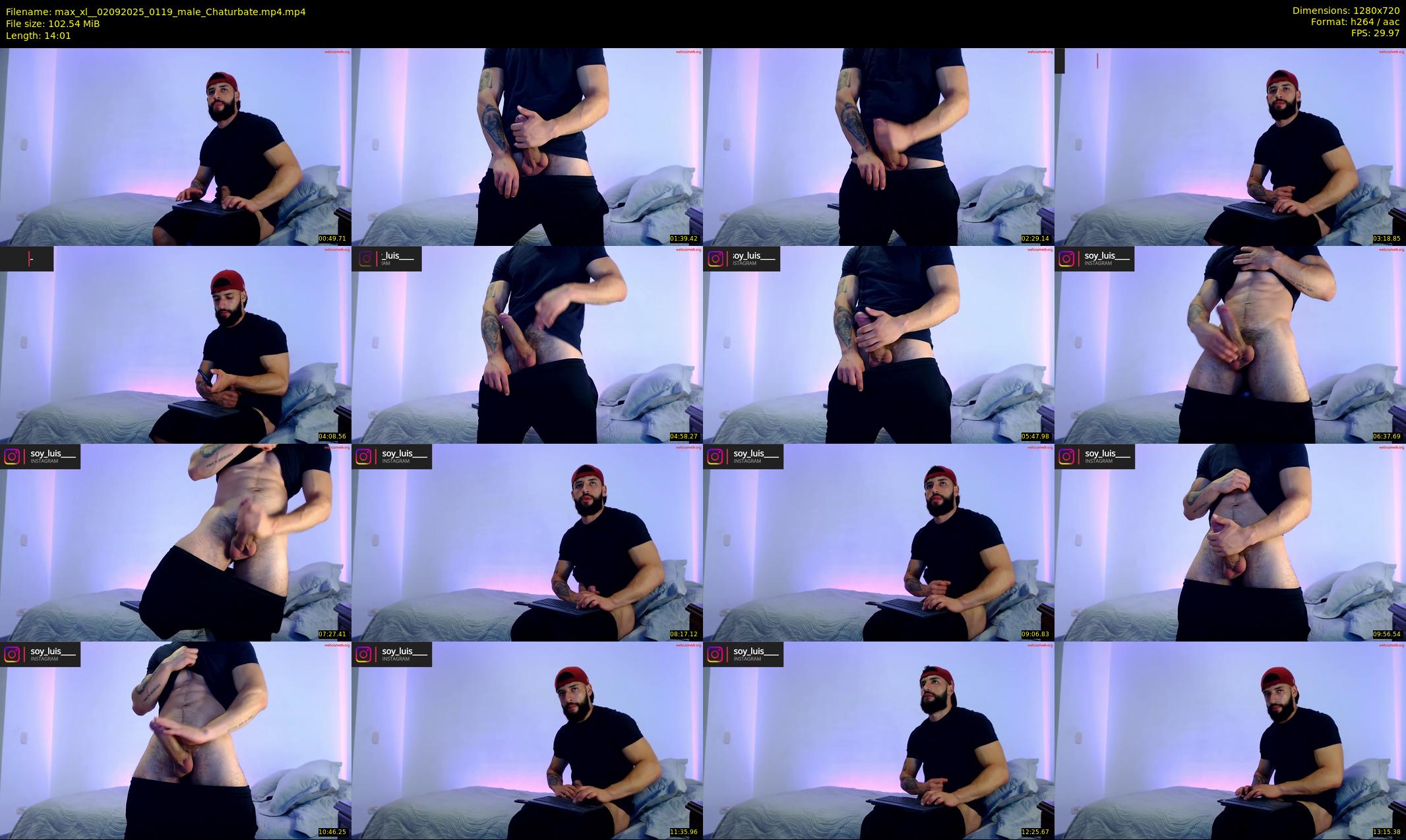 max_xl_ — 15 minute Chaturbate male cam show recording, 720p, Sep 2, 2025