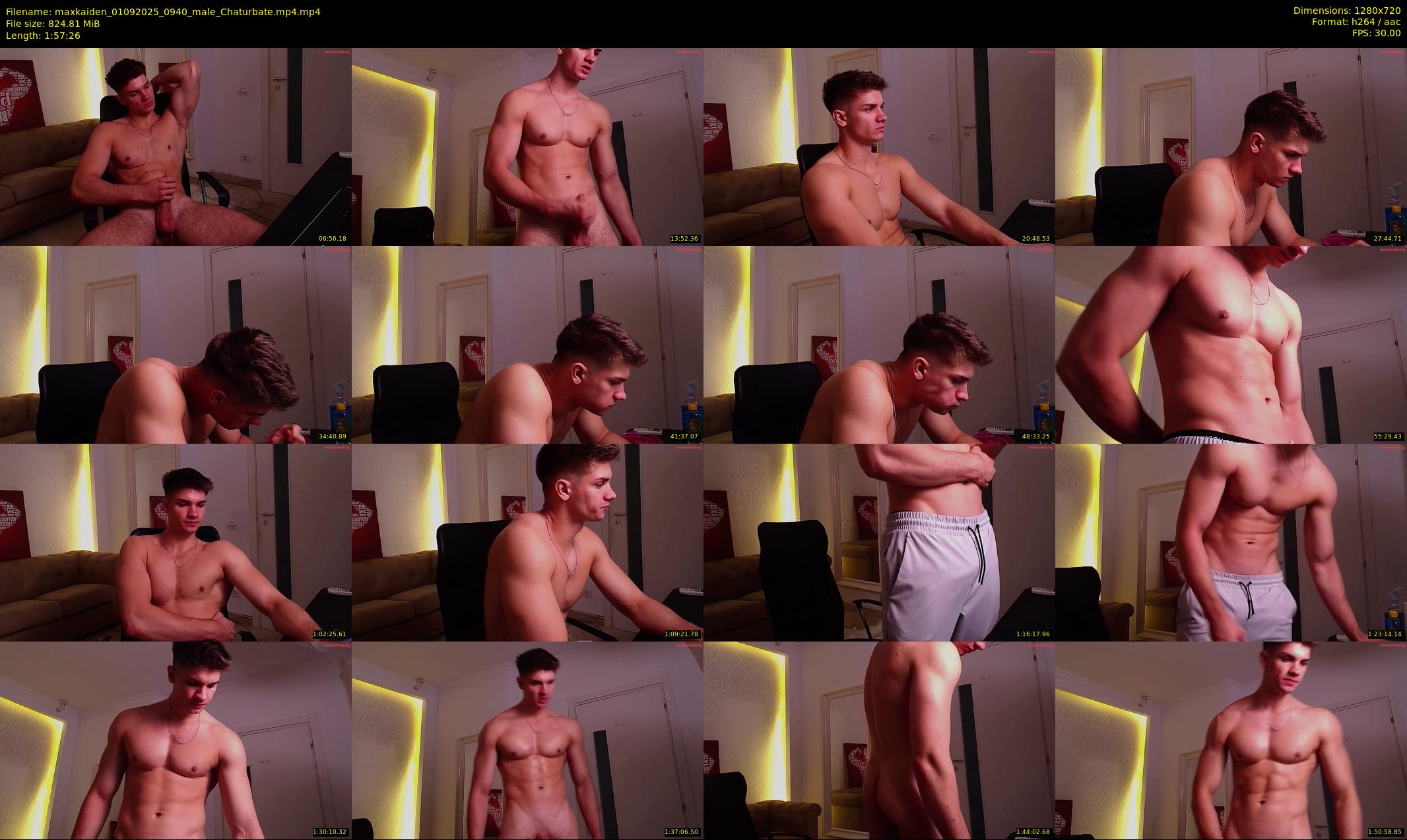 maxkaiden — 118 minute Chaturbate male cam show recording, 720p, Sep 1, 2025