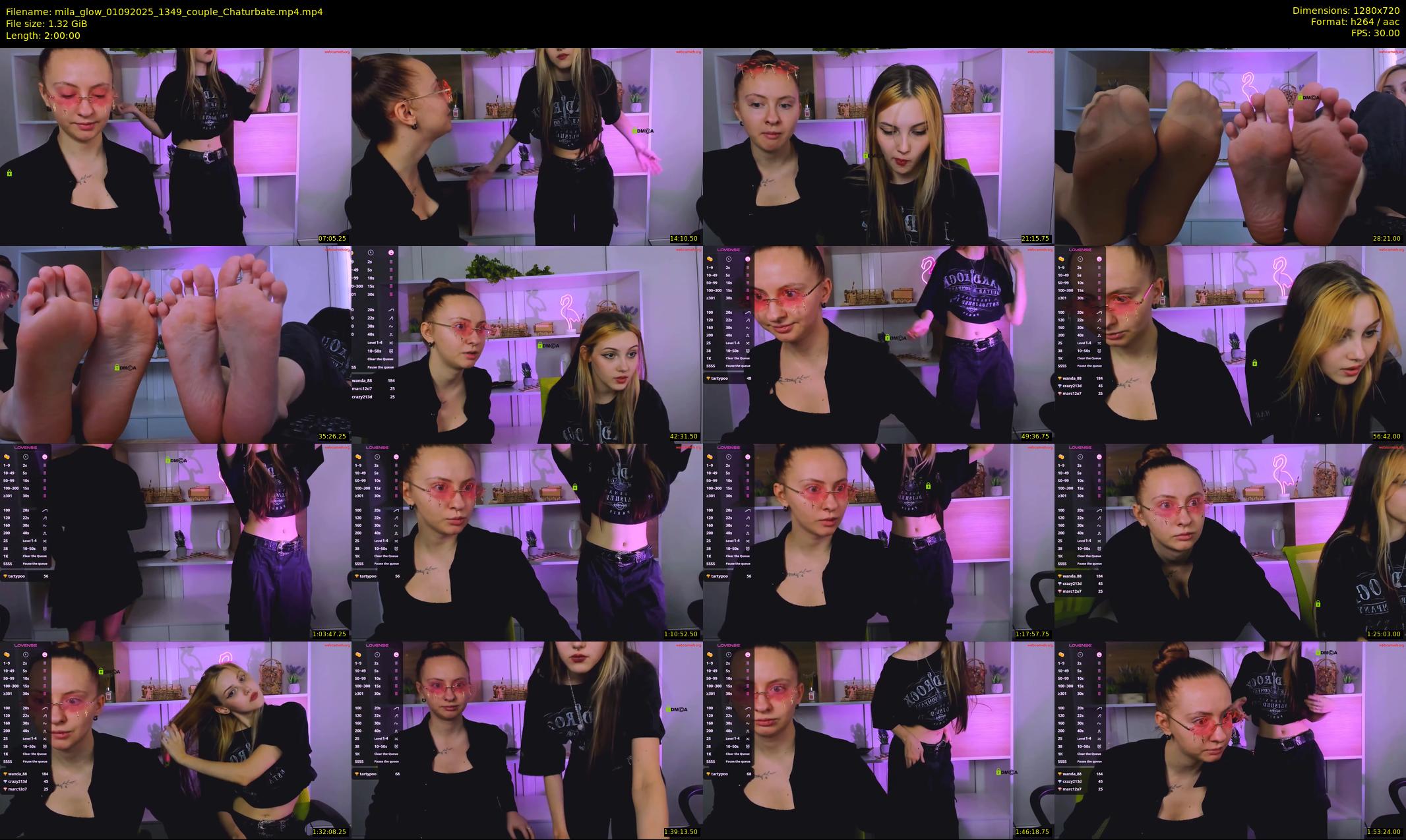 mila_glow — 120 minute Chaturbate female cam show recording, 720p, Sep 1, 2025