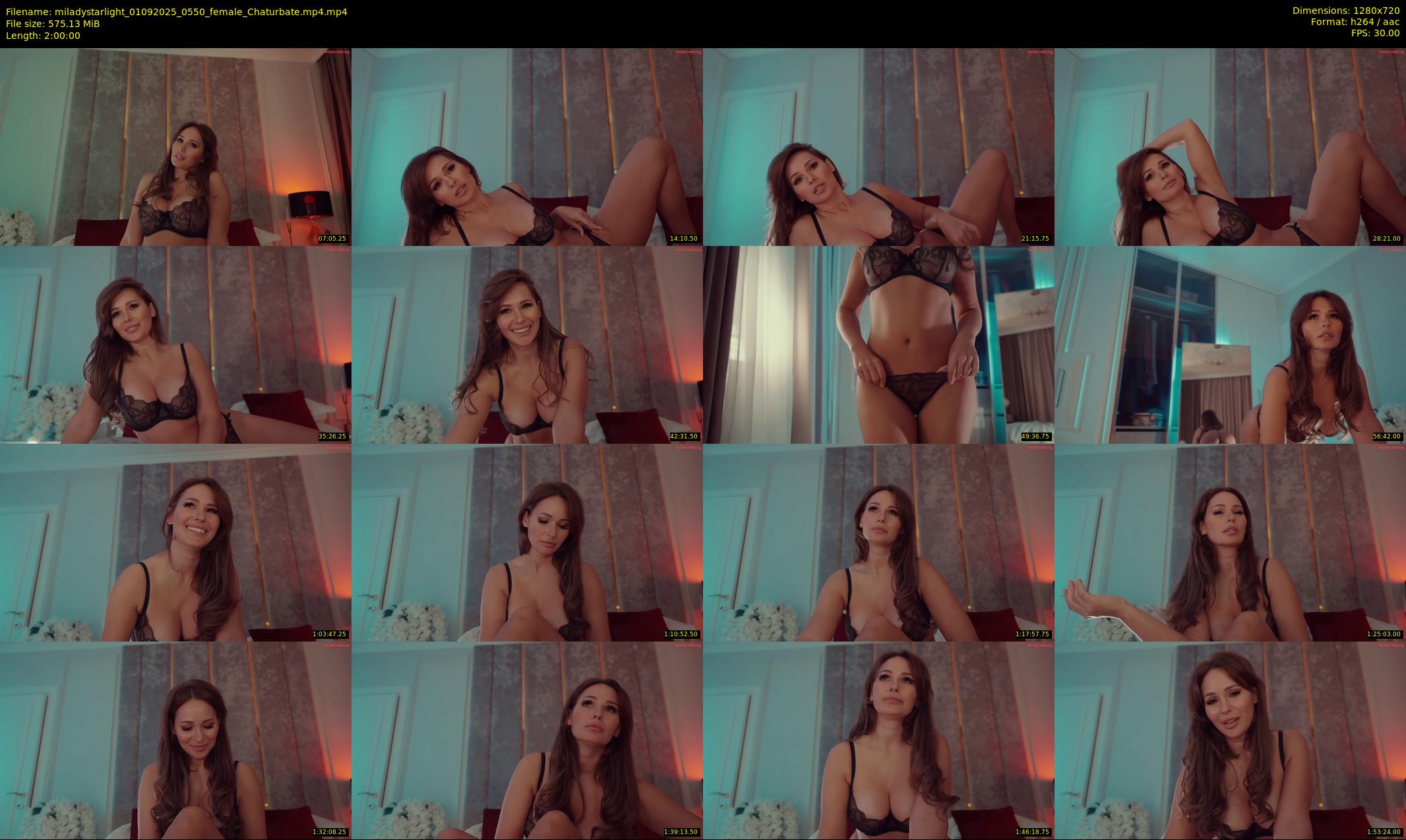 miladystarlight — 120 minute Chaturbate female cam show recording, 720p, Sep 1, 2025