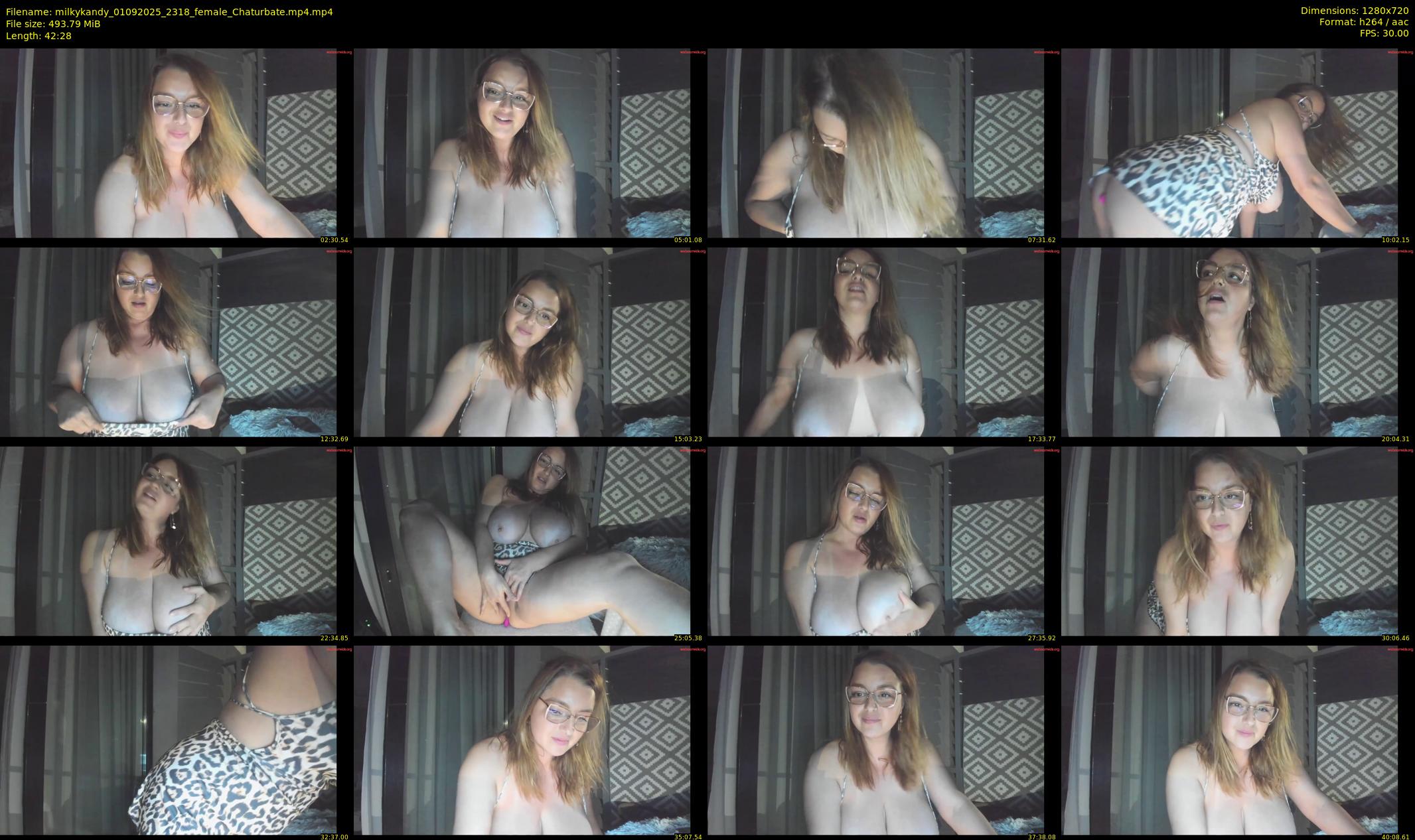 milkykandy — 43 minute Chaturbate female cam show recording, 720p, Sep 1, 2025