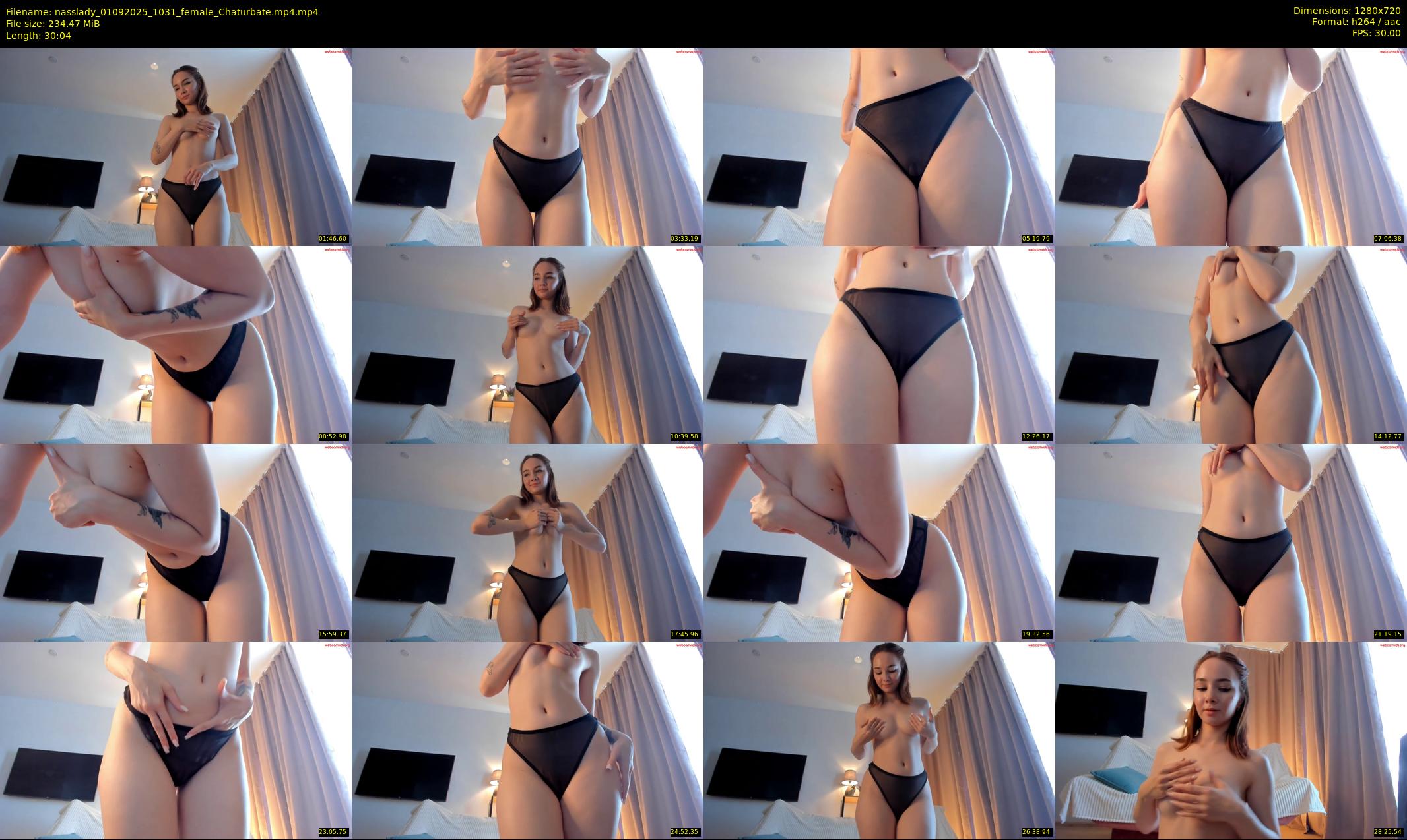 nasslady — 31 minute Chaturbate female cam show recording, 720p, Sep 1, 2025