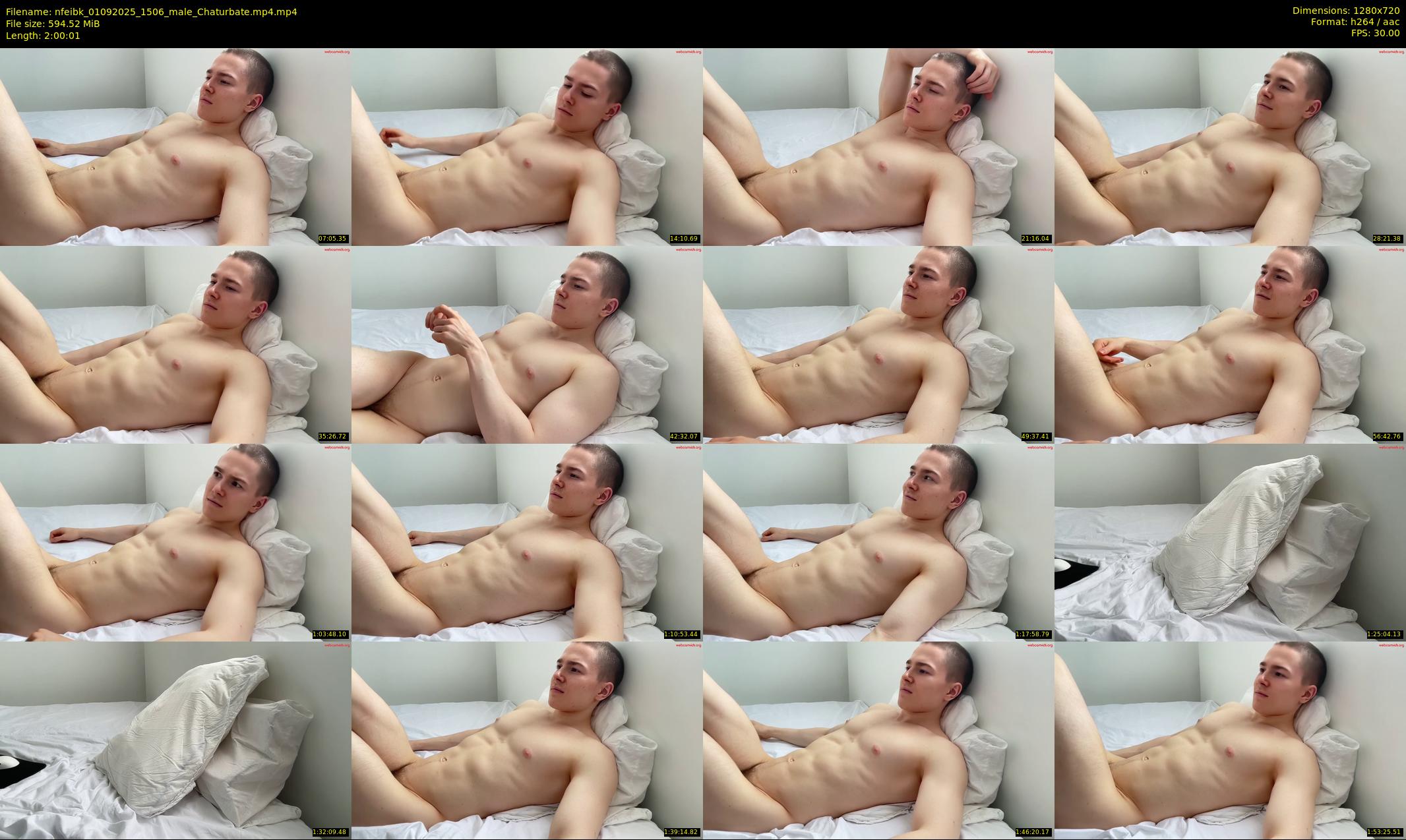 nfeibk — 121 minute Chaturbate male cam show recording, 720p, Sep 1, 2025