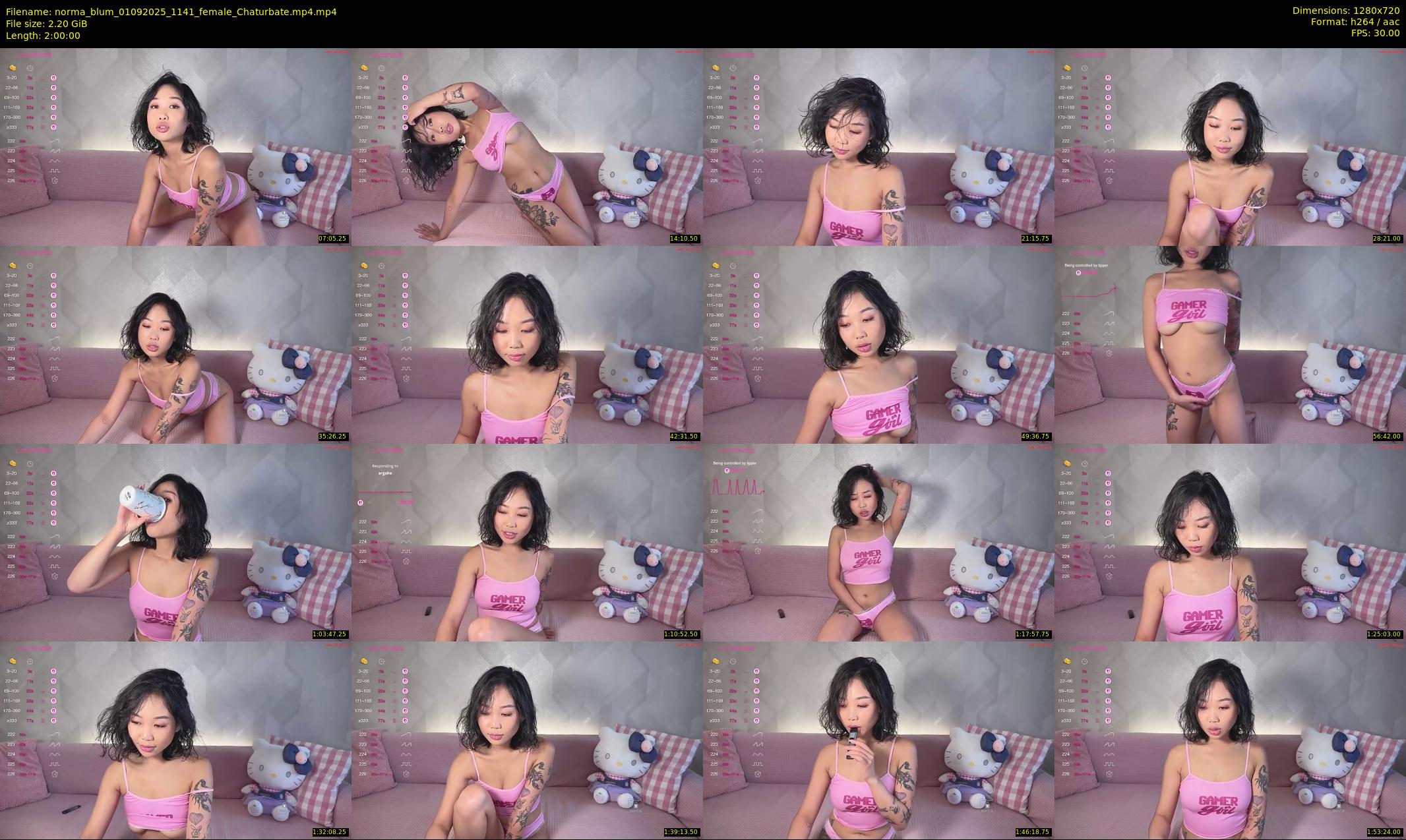 norma_blum — 120 minute Chaturbate female cam show recording, 720p, Sep 1, 2025