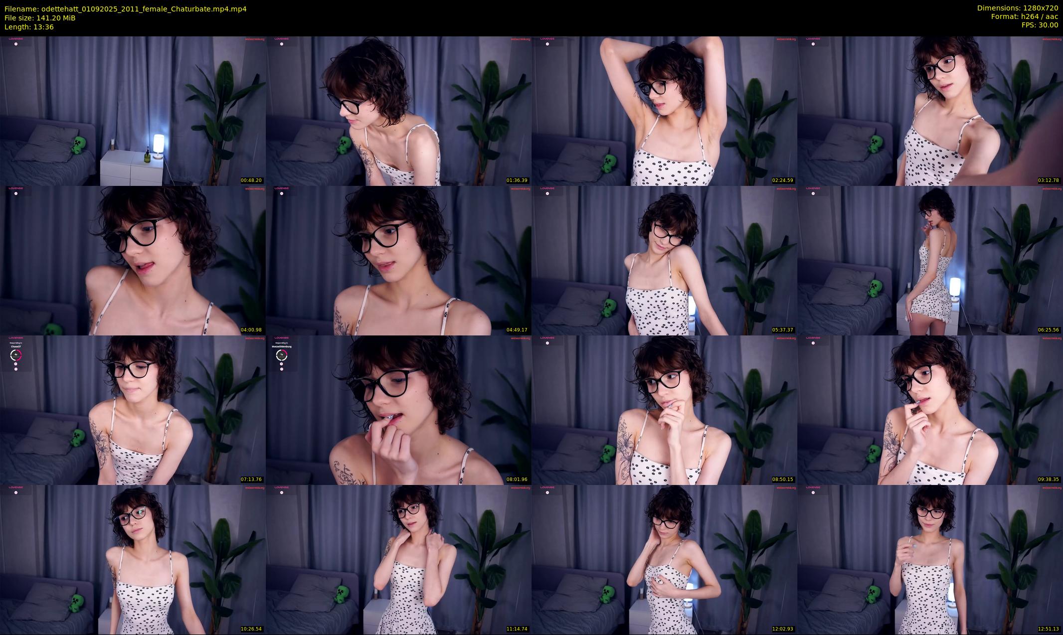 odettehatt — 14 minute Chaturbate female cam show recording, 720p, Sep 1, 2025