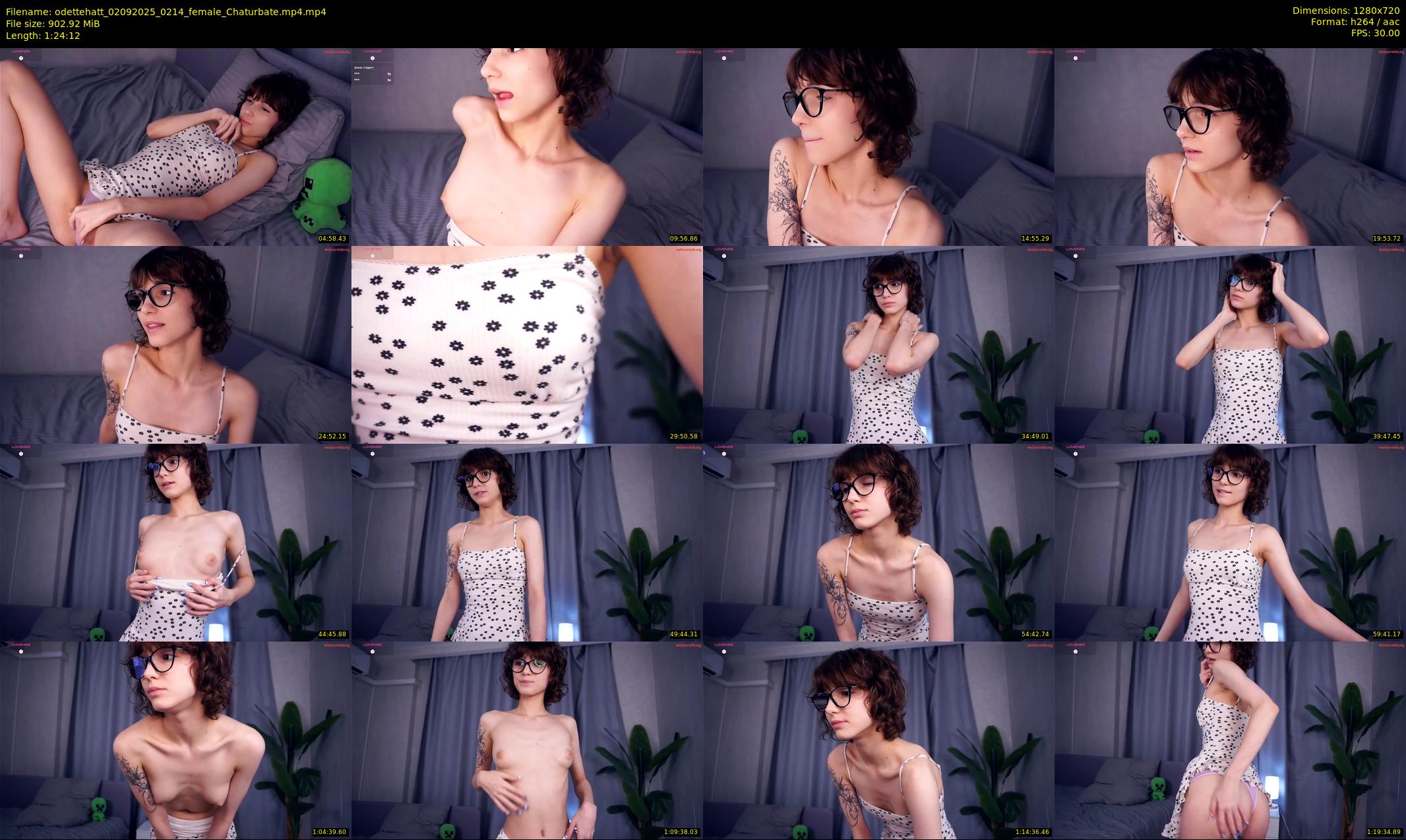 odettehatt — 85 minute Chaturbate female cam show recording, 720p, Sep 2, 2025