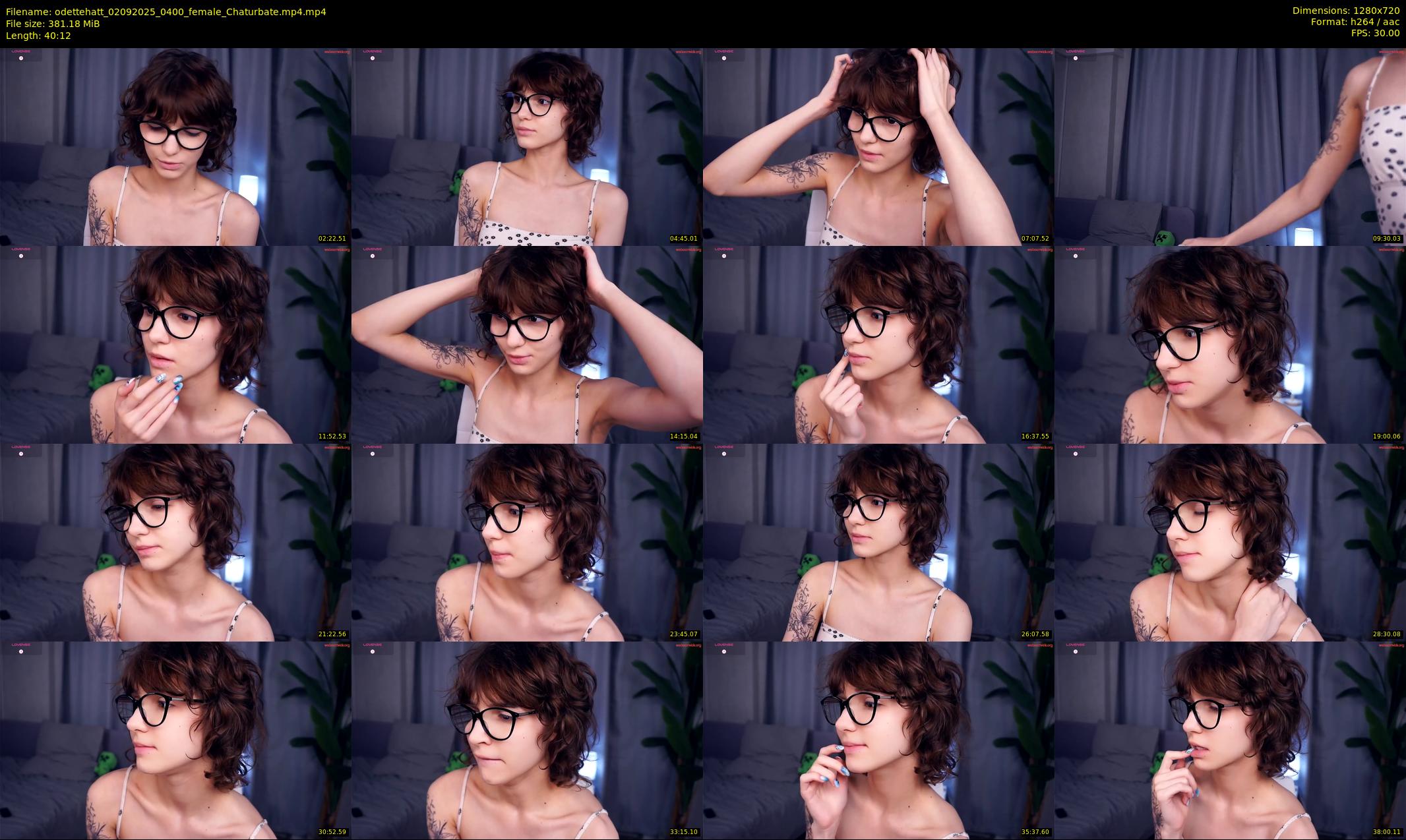 odettehatt — 41 minute Chaturbate female cam show recording, 720p, Sep 2, 2025