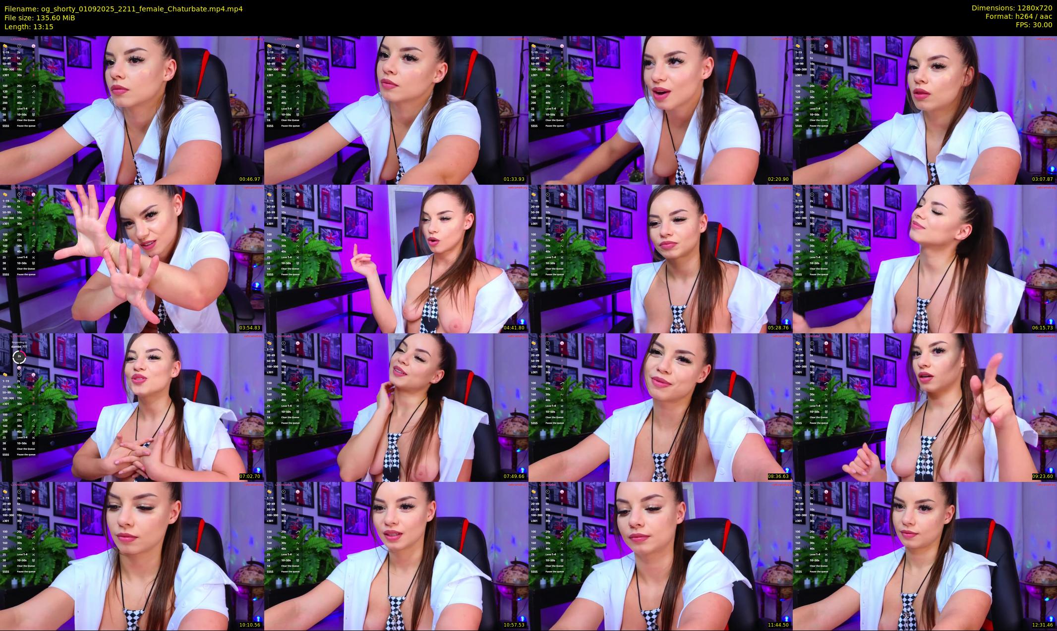 og_shorty — 14 minute Chaturbate female cam show recording, 720p, Sep 1, 2025