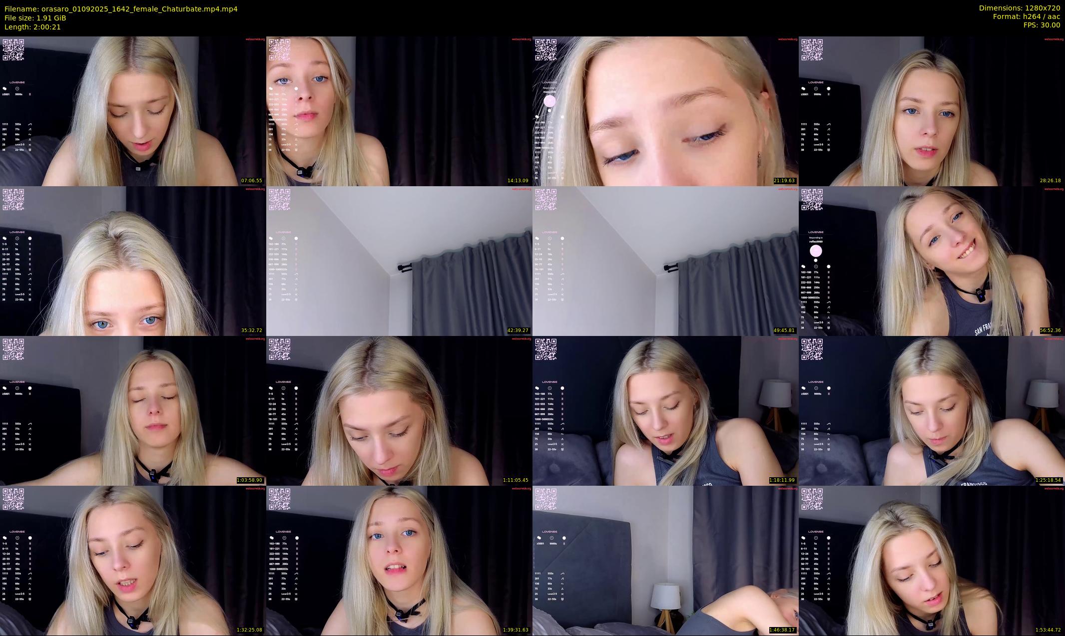 orasaro — 121 minute Chaturbate female cam show recording, 720p, Sep 1, 2025