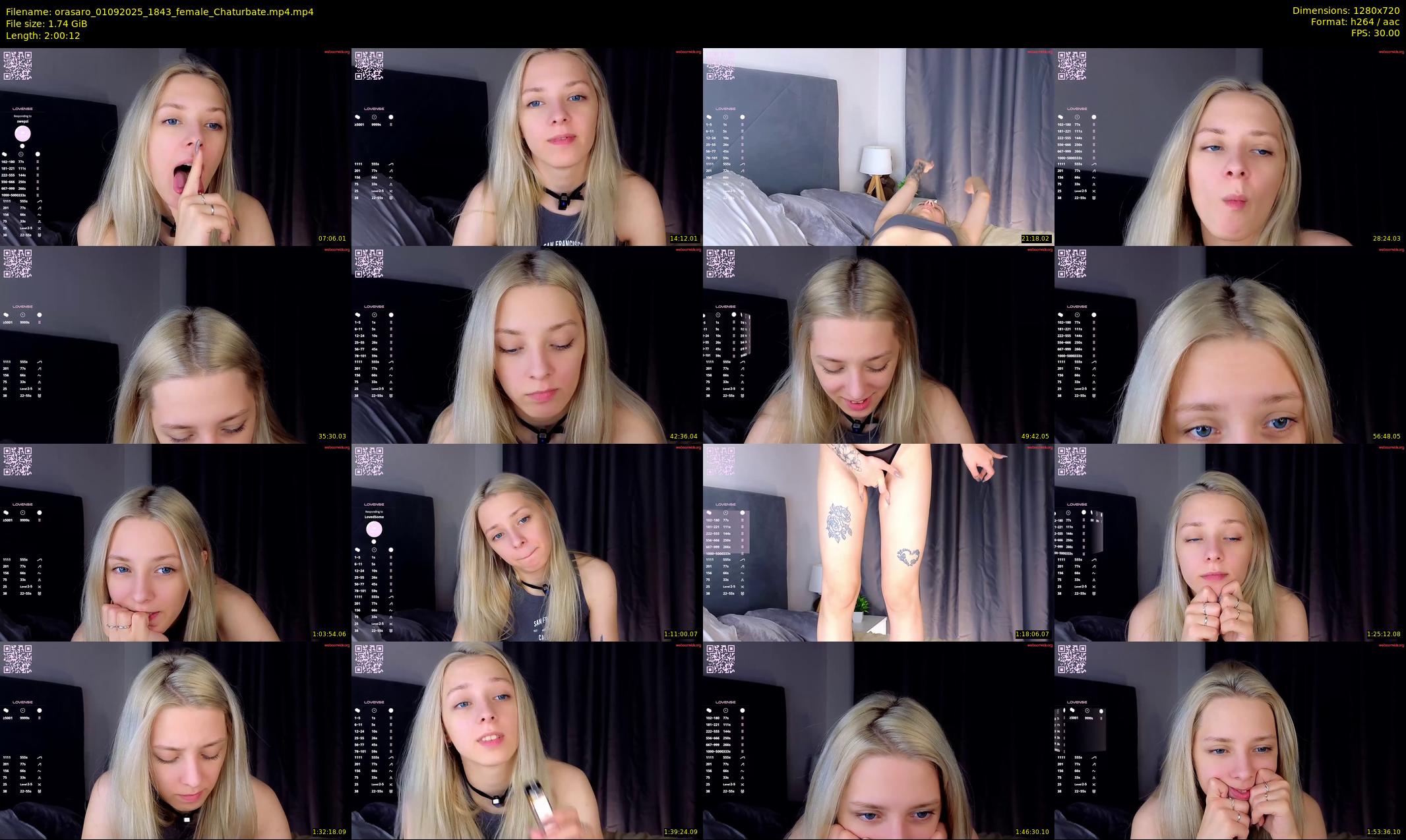 orasaro — 121 minute Chaturbate female cam show recording, 720p, Sep 1, 2025