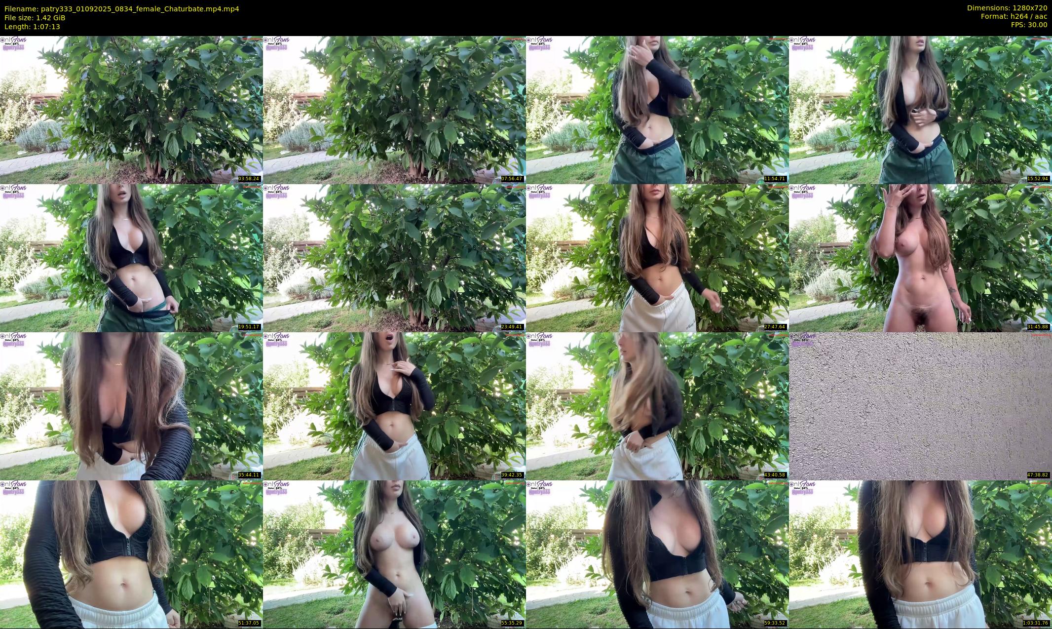 patry333 — 68 minute Chaturbate female cam show recording, 720p, Sep 1, 2025