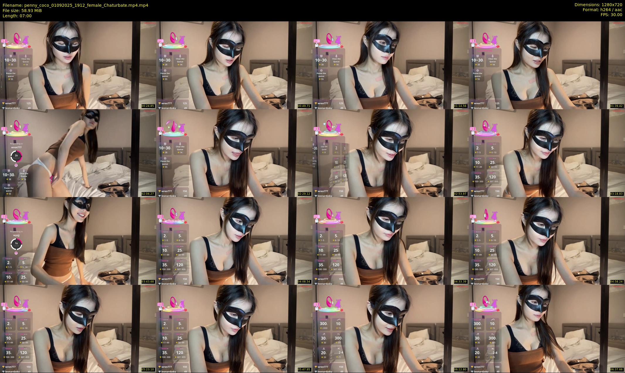 penny_coco — 7 minute Chaturbate female cam show recording, 720p, Sep 1, 2025