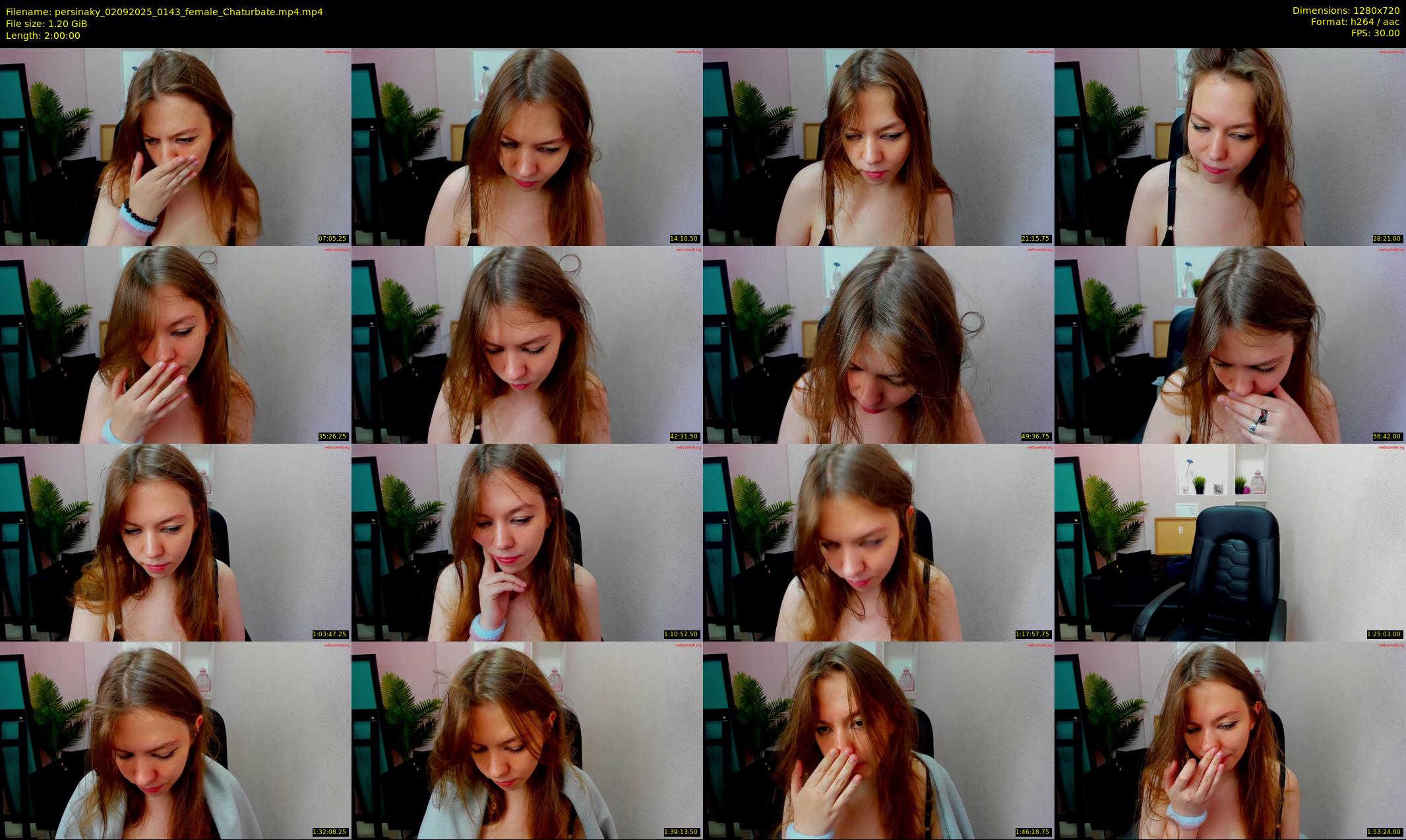 persinaky — 120 minute Chaturbate female cam show recording, 720p, Sep 2, 2025