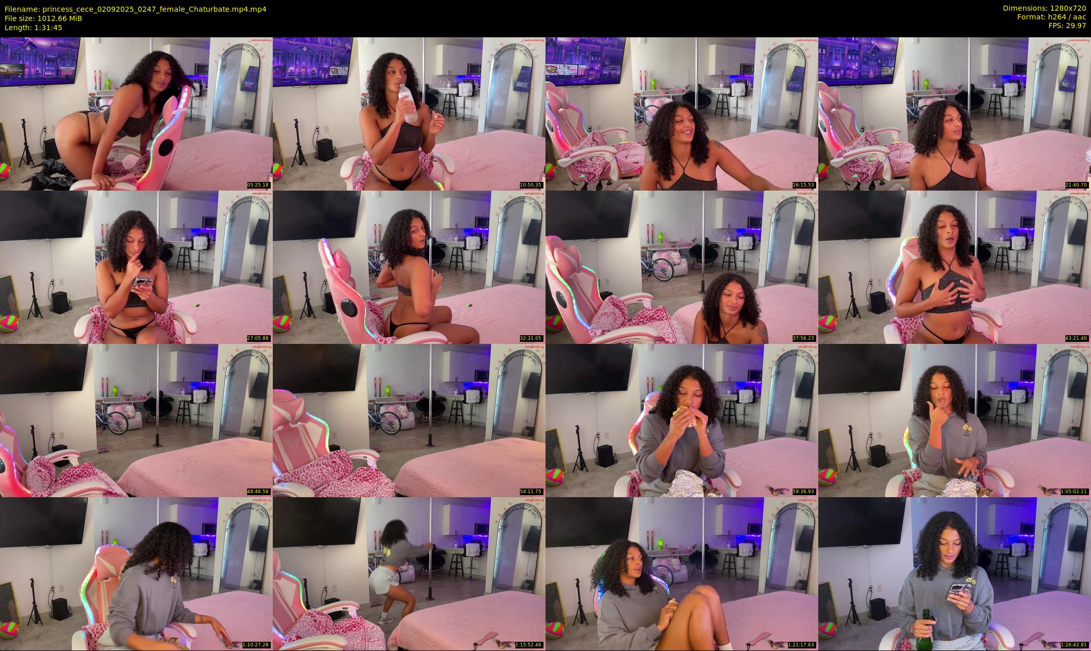 princess_cece — 92 minute Chaturbate female cam show recording, 720p, Sep 2, 2025