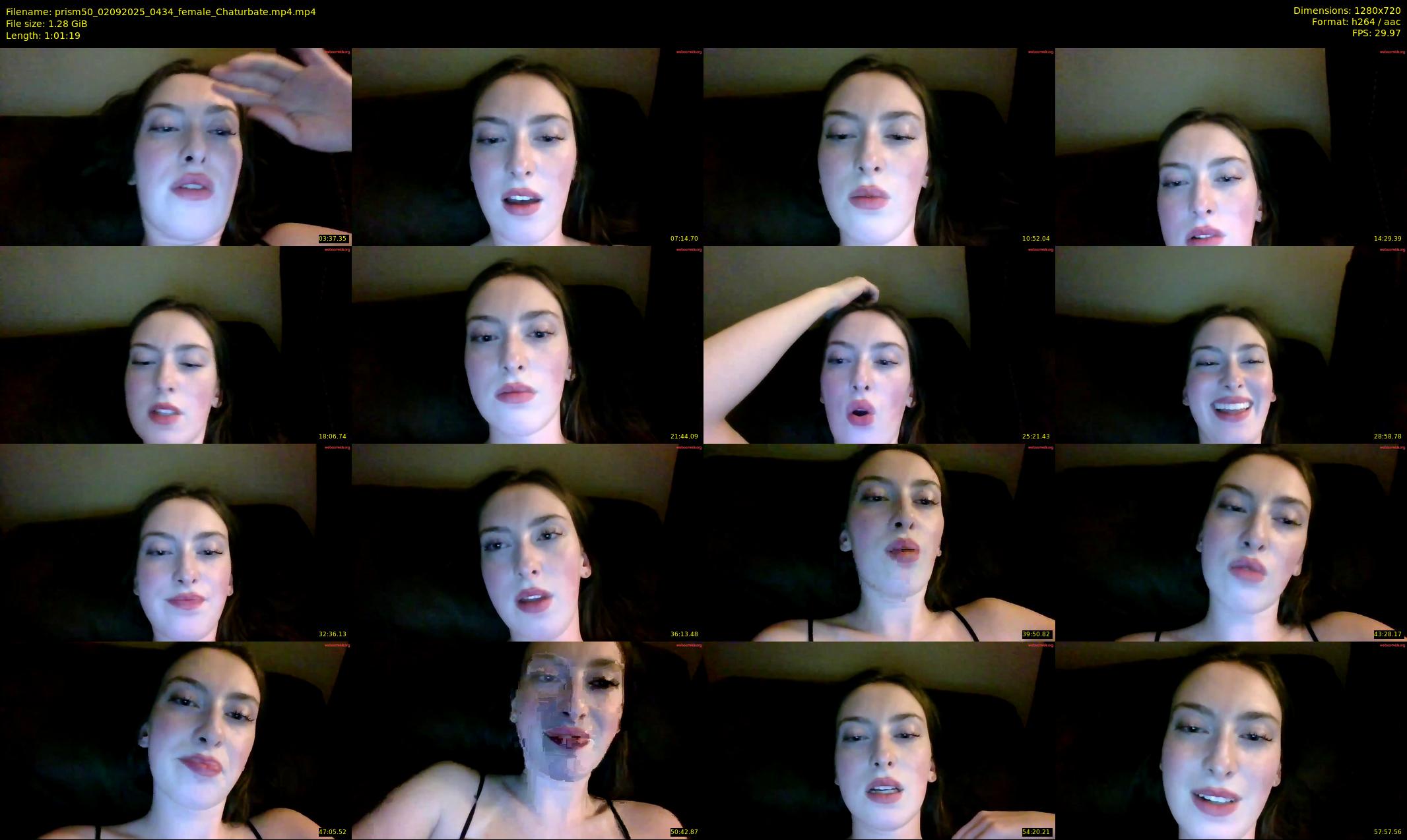 prism50 — 62 minute Chaturbate female cam show recording, 720p, Sep 2, 2025