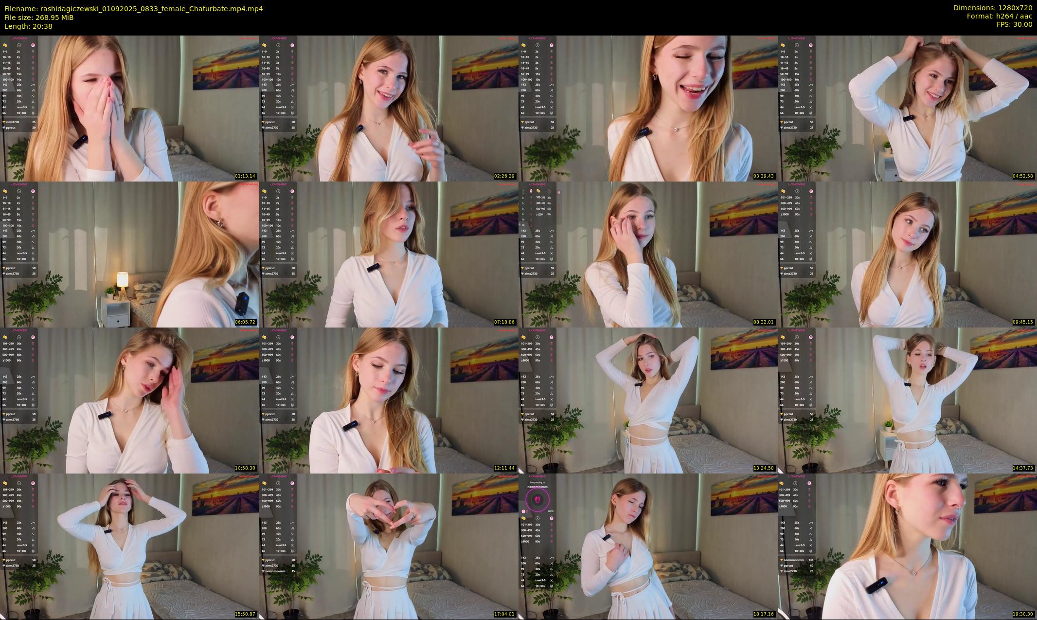 rashidagiczewski — 21 minute Chaturbate female cam show recording, 720p, Sep 1, 2025