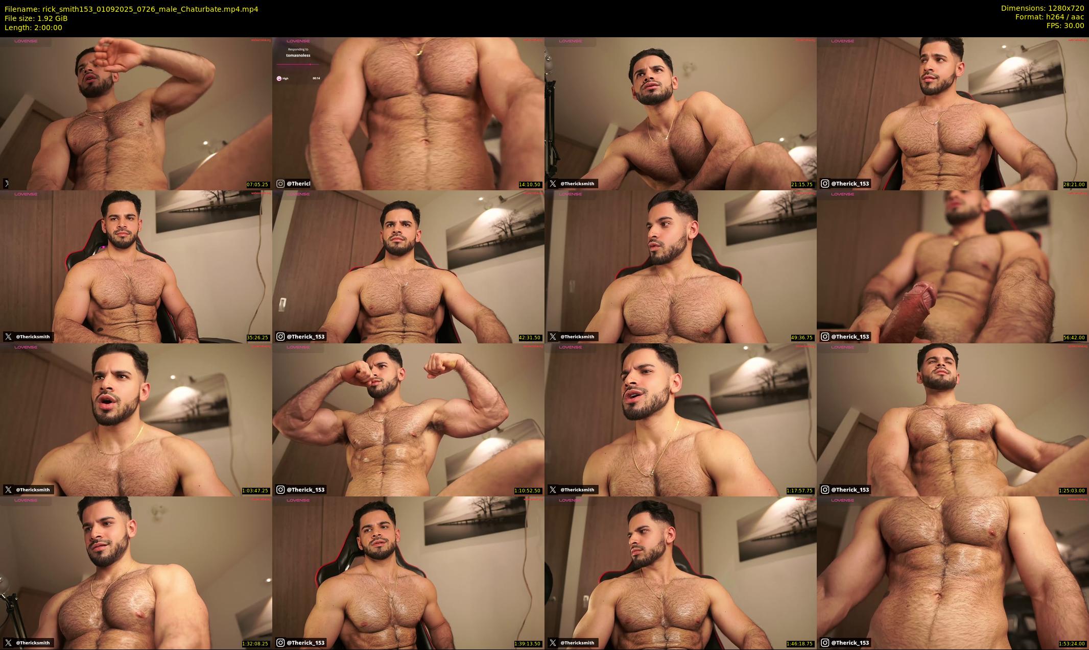 rick_smith153 — 120 minute Chaturbate male cam show recording, 720p, Sep 1, 2025