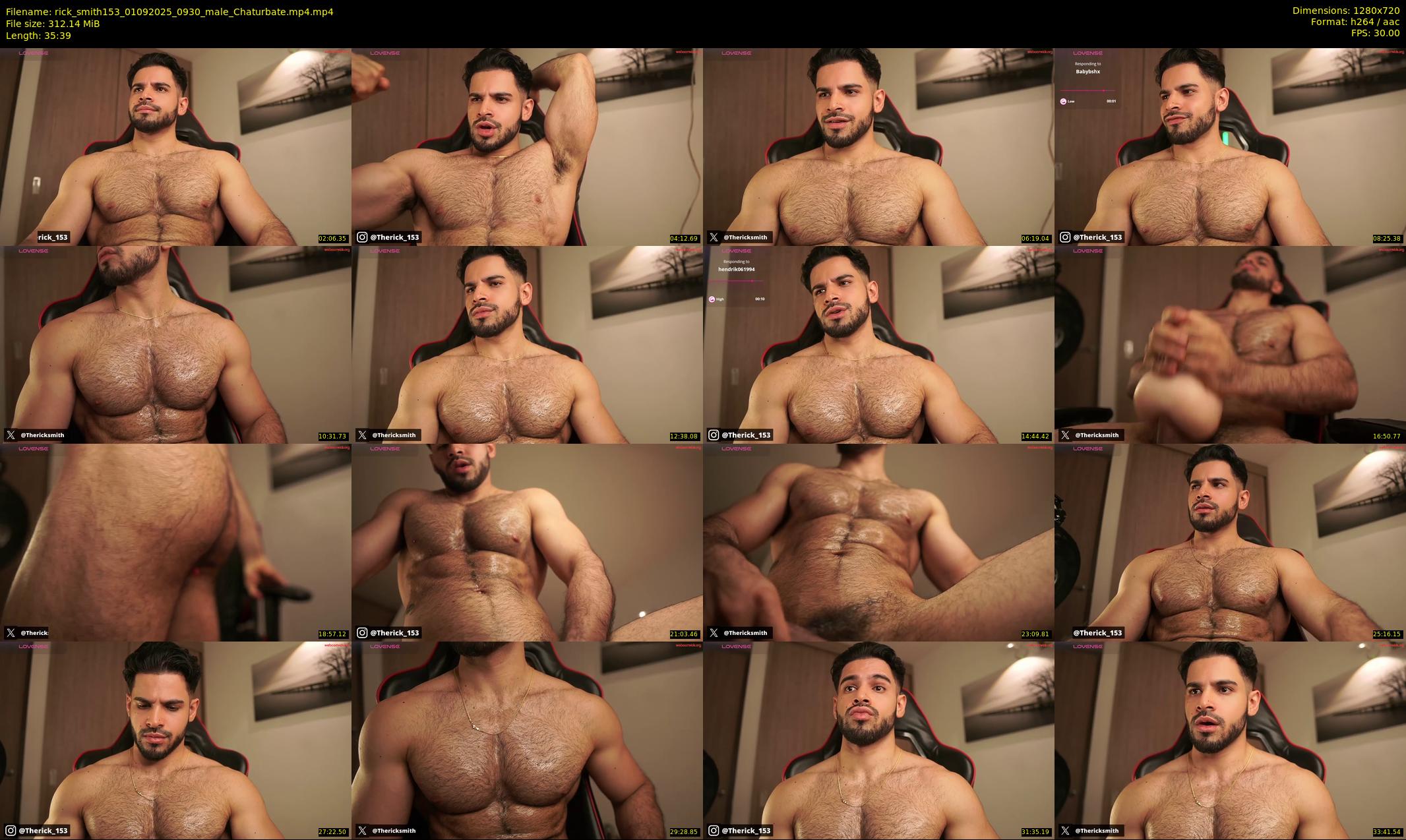 rick_smith153 — 36 minute Chaturbate male cam show recording, 720p, Sep 1, 2025