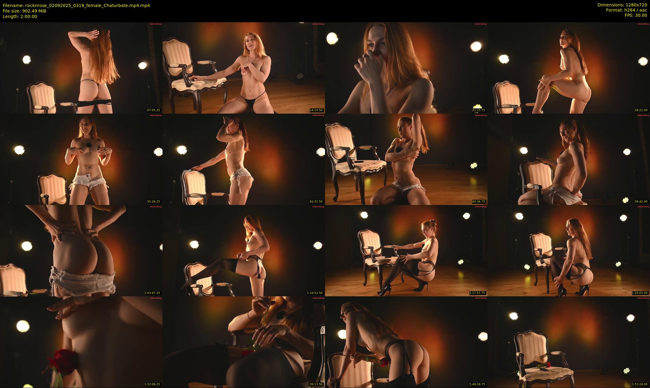 rocknrose — 120 minute Chaturbate female cam show recording, 720p, Sep 2, 2025