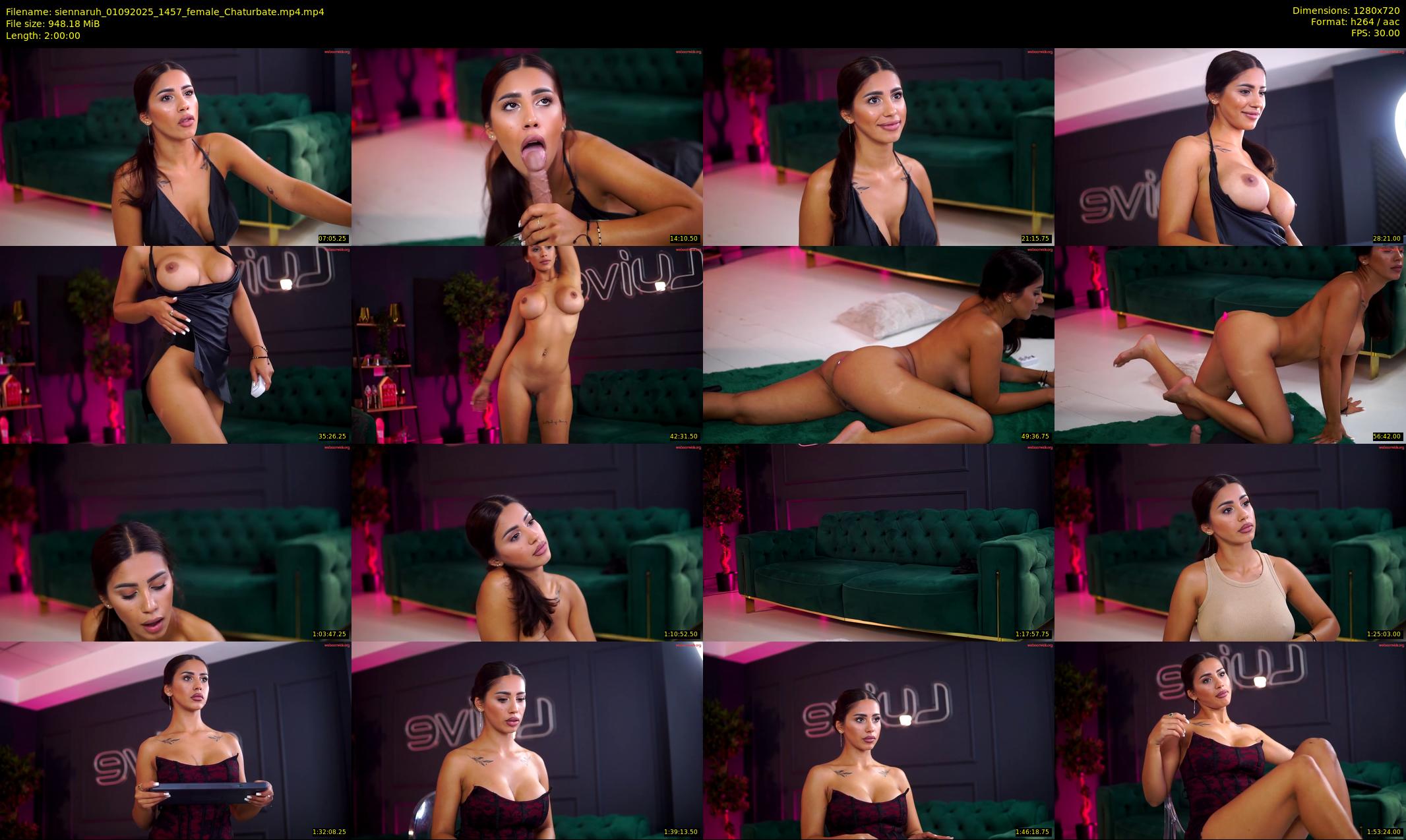 siennaruh — 120 minute Chaturbate female cam show recording, 720p, Sep 1, 2025