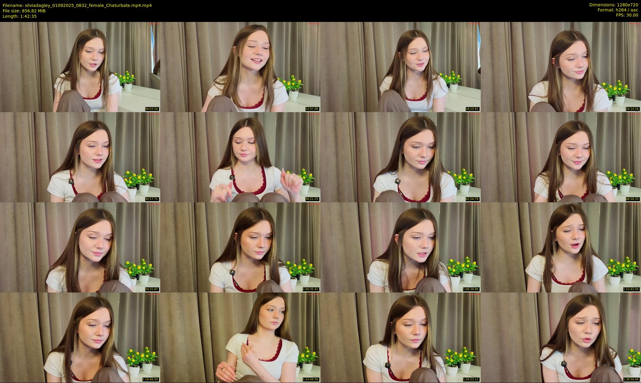 silviadagley — 103 minute Chaturbate female cam show recording, 720p, Sep 1, 2025
