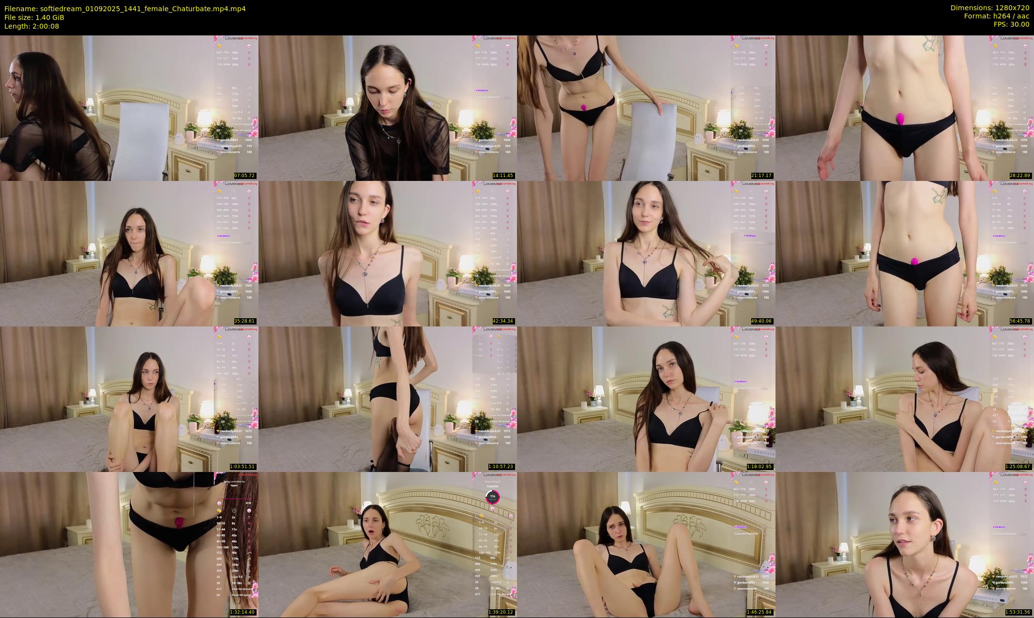 softiedream — 121 minute Chaturbate female cam show recording, 720p, Sep 1, 2025