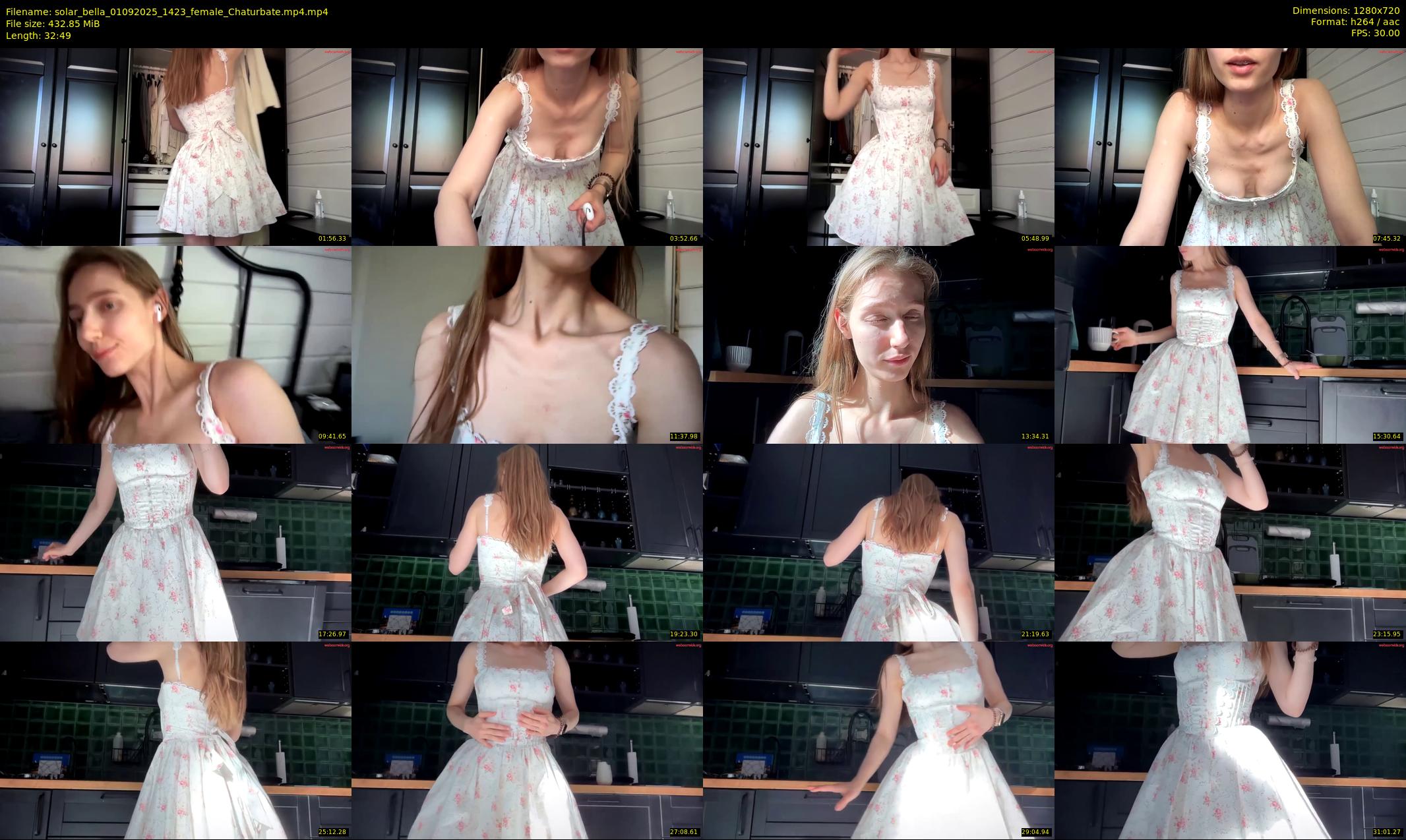 solar_bella — 33 minute Chaturbate female cam show recording, 720p, Sep 1, 2025