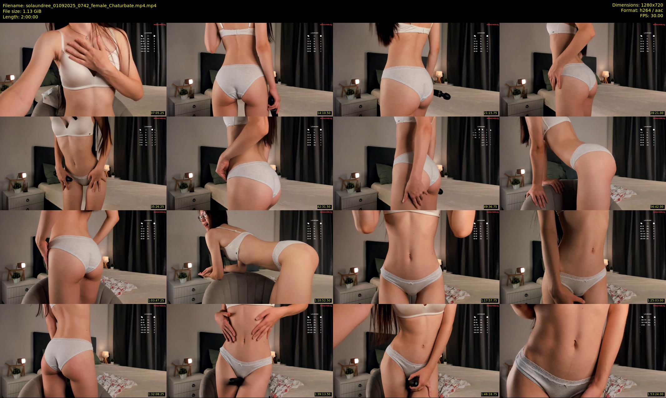 solaundree — 120 minute Chaturbate female cam show recording, 720p, Sep 1, 2025