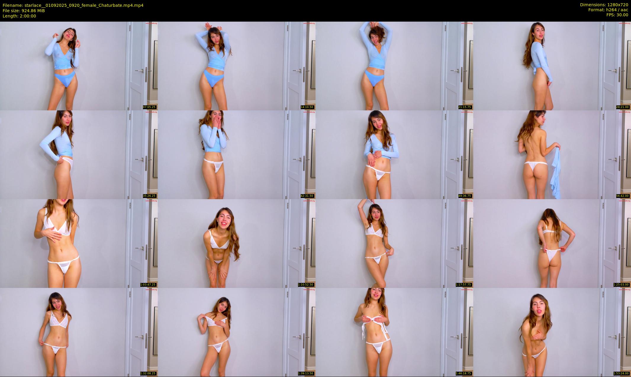 starlace_ — 120 minute Chaturbate female cam show recording, 720p, Sep 1, 2025