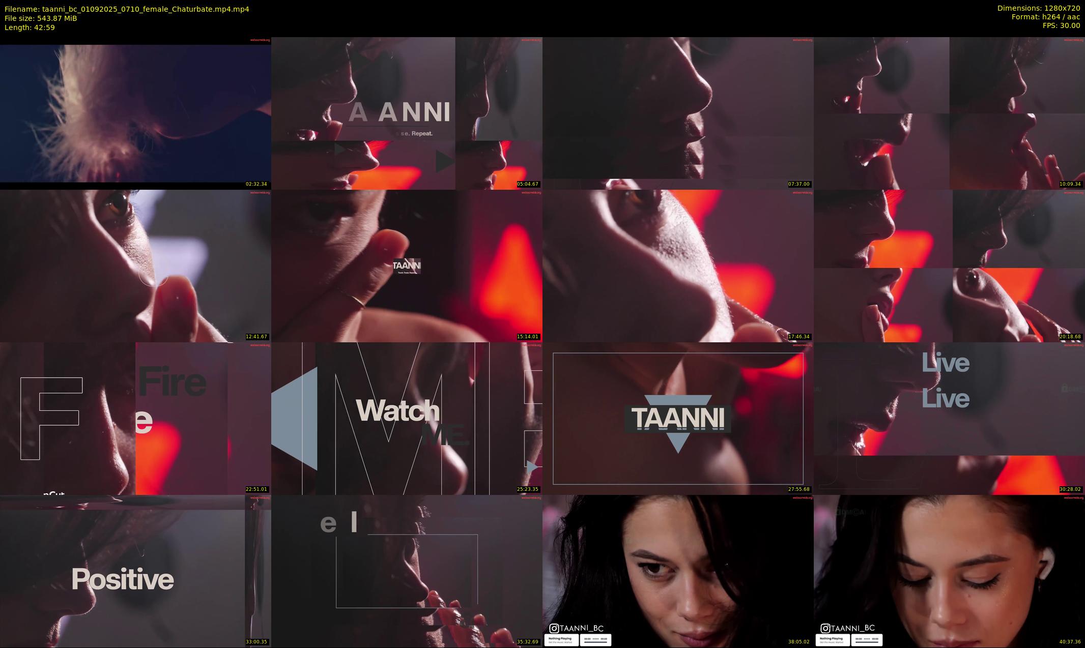 taanni_bc — 43 minute Chaturbate female cam show recording, 720p, Sep 1, 2025
