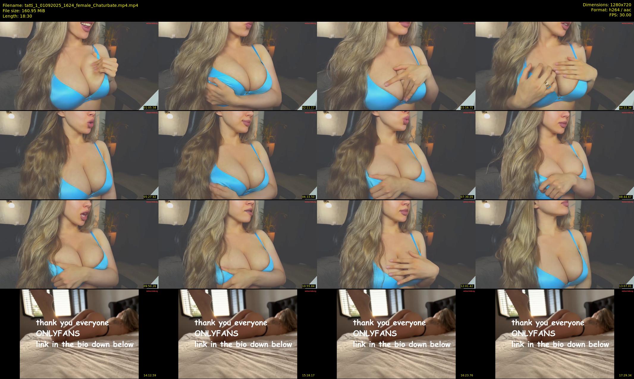 tatti_1 — 19 minute Chaturbate female cam show recording, 720p, Sep 1, 2025
