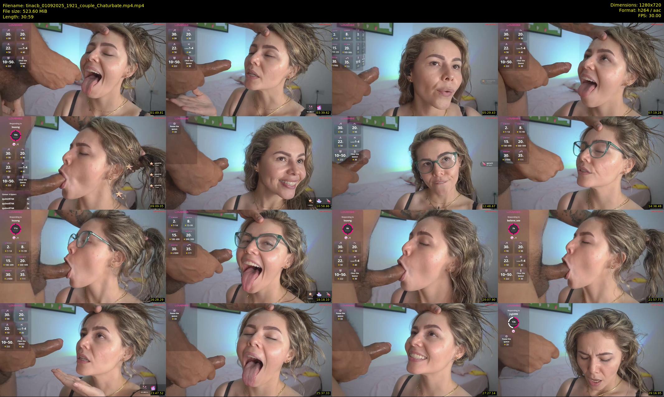 tinacb — 31 minute Chaturbate female cam show recording, 720p, Sep 1, 2025