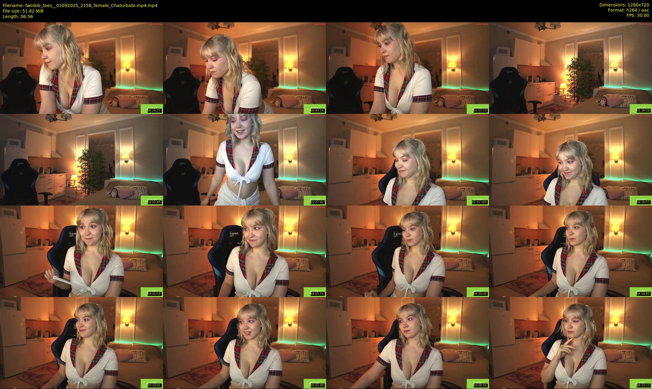 twinkle_toes_ — 7 minute Chaturbate female cam show recording, 720p, Sep 1, 2025