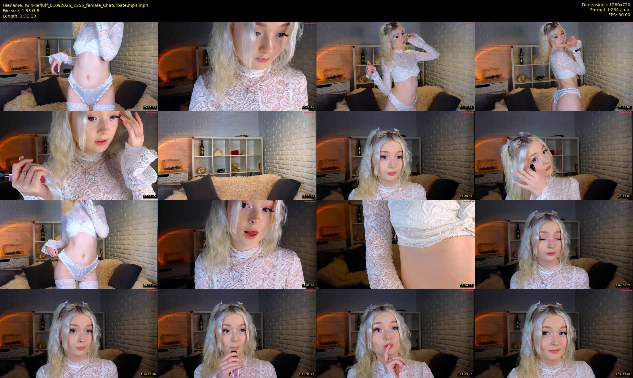 twinklefluff — 92 minute Chaturbate female cam show recording, 720p, Sep 1, 2025