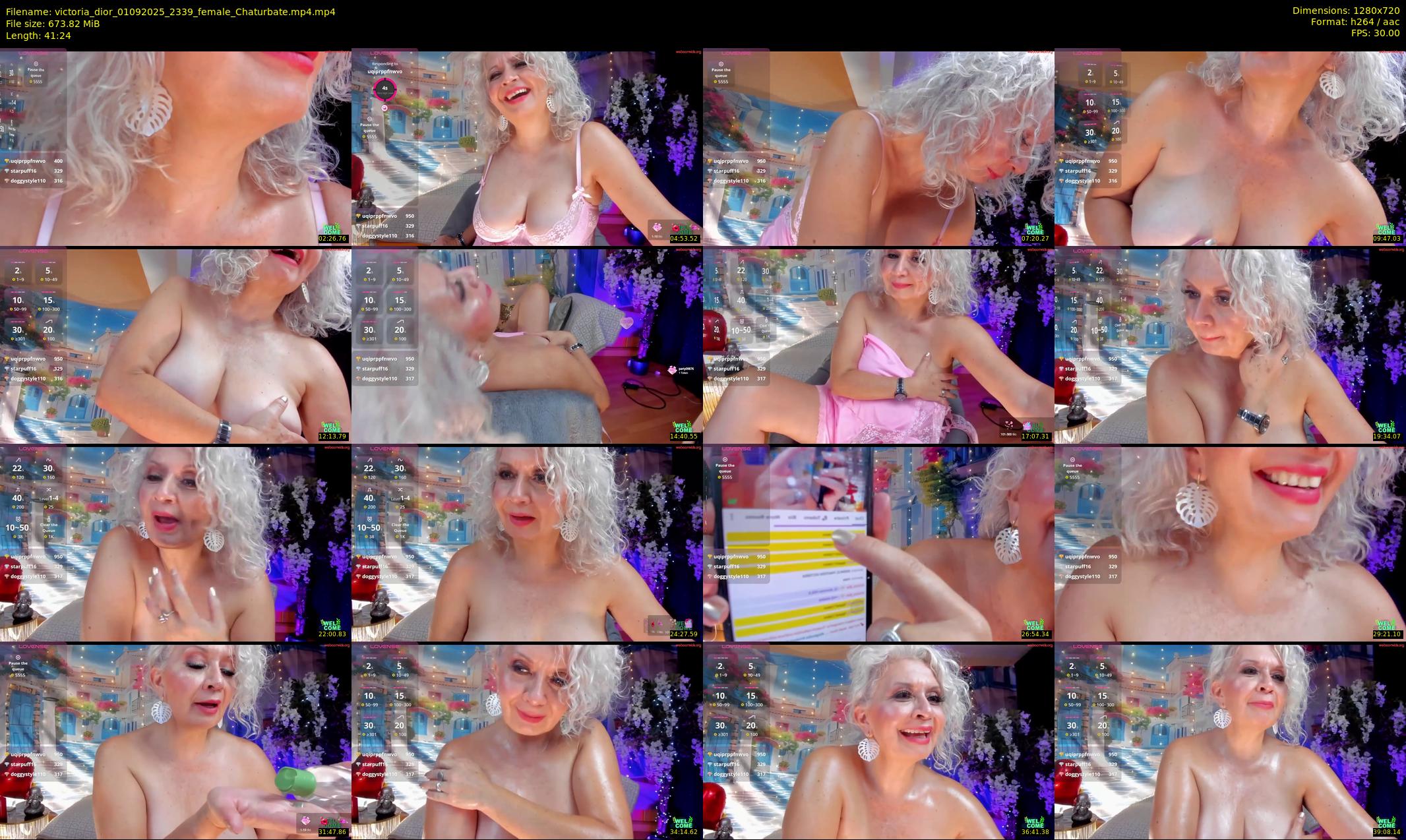 victoria_dior — 42 minute Chaturbate female cam show recording, 720p, Sep 1, 2025