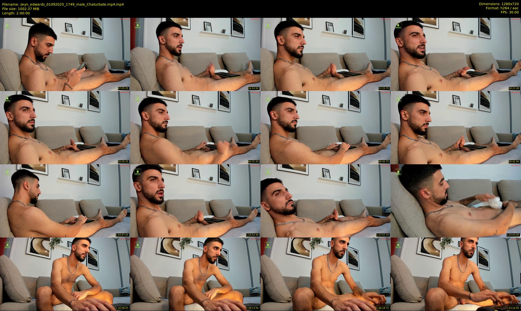 zeyn_edwards — 120 minute Chaturbate male cam show recording, 720p, Sep 1, 2025