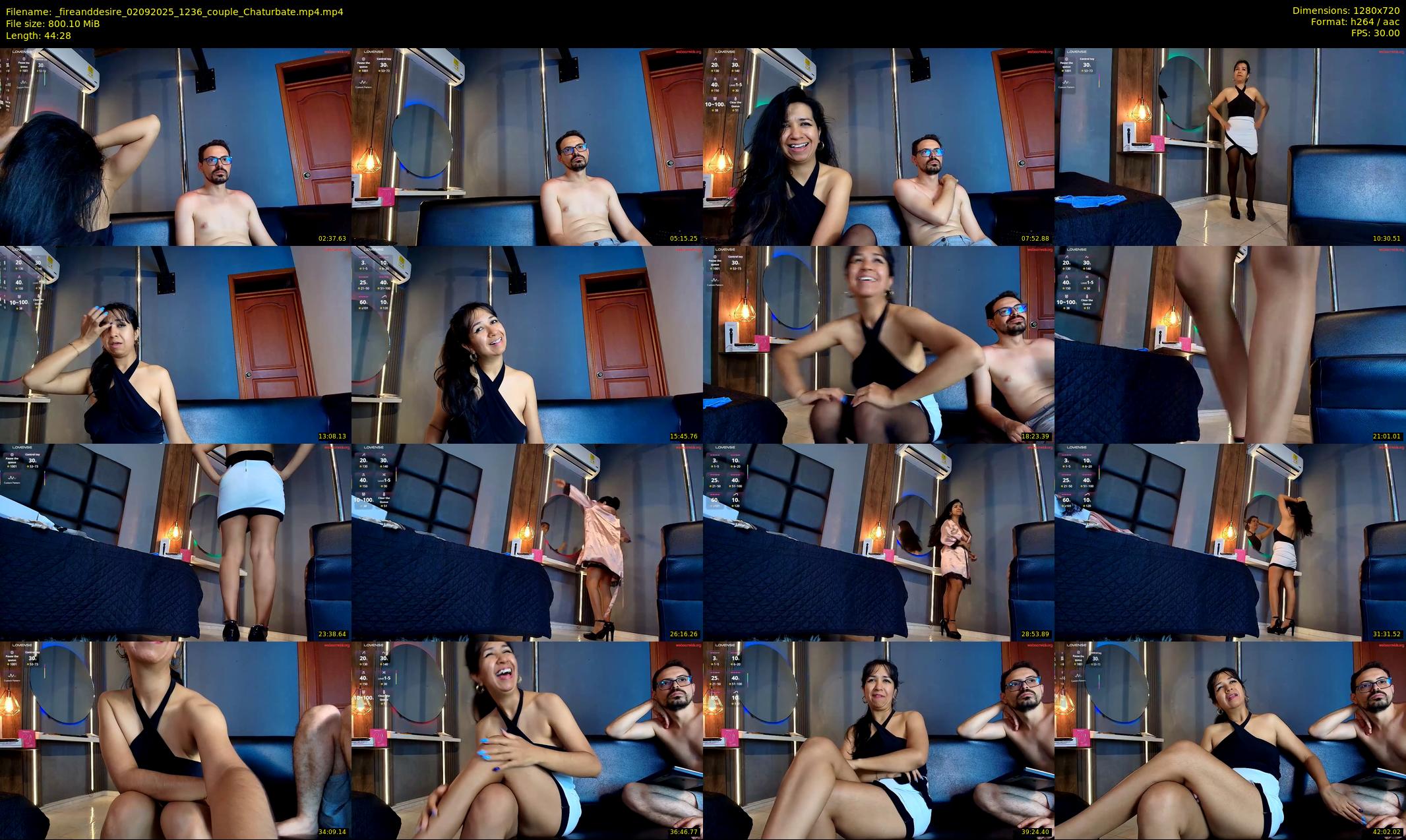 _fireanddesire — 45 minute Chaturbate couple cam show recording, 720p, Sep 2, 2025