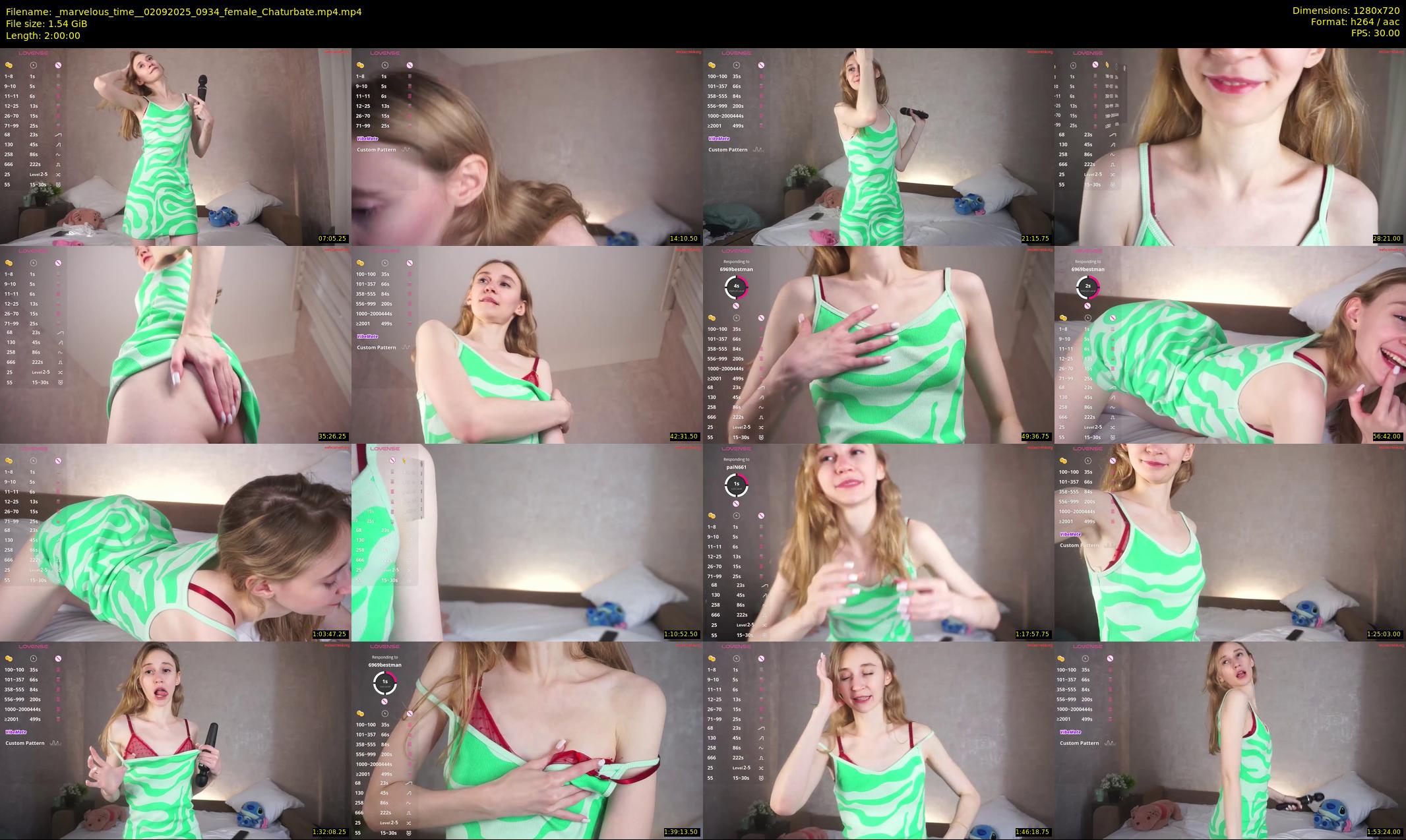 _marvelous_time_ — 120 minute Chaturbate female cam show recording, 720p, Sep 2, 2025