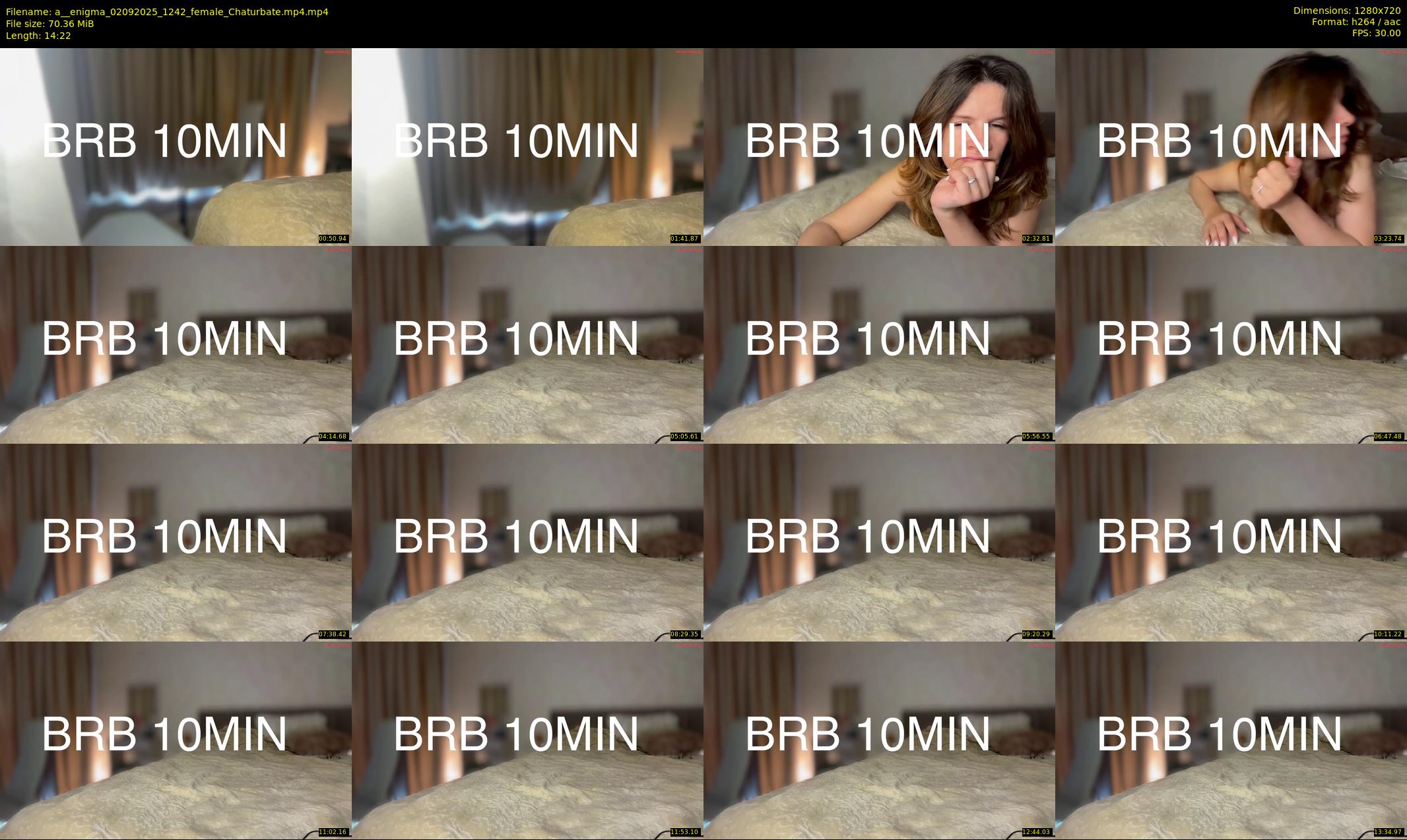 a__enigma — 15 minute Chaturbate female cam show recording, 720p, Sep 2, 2025