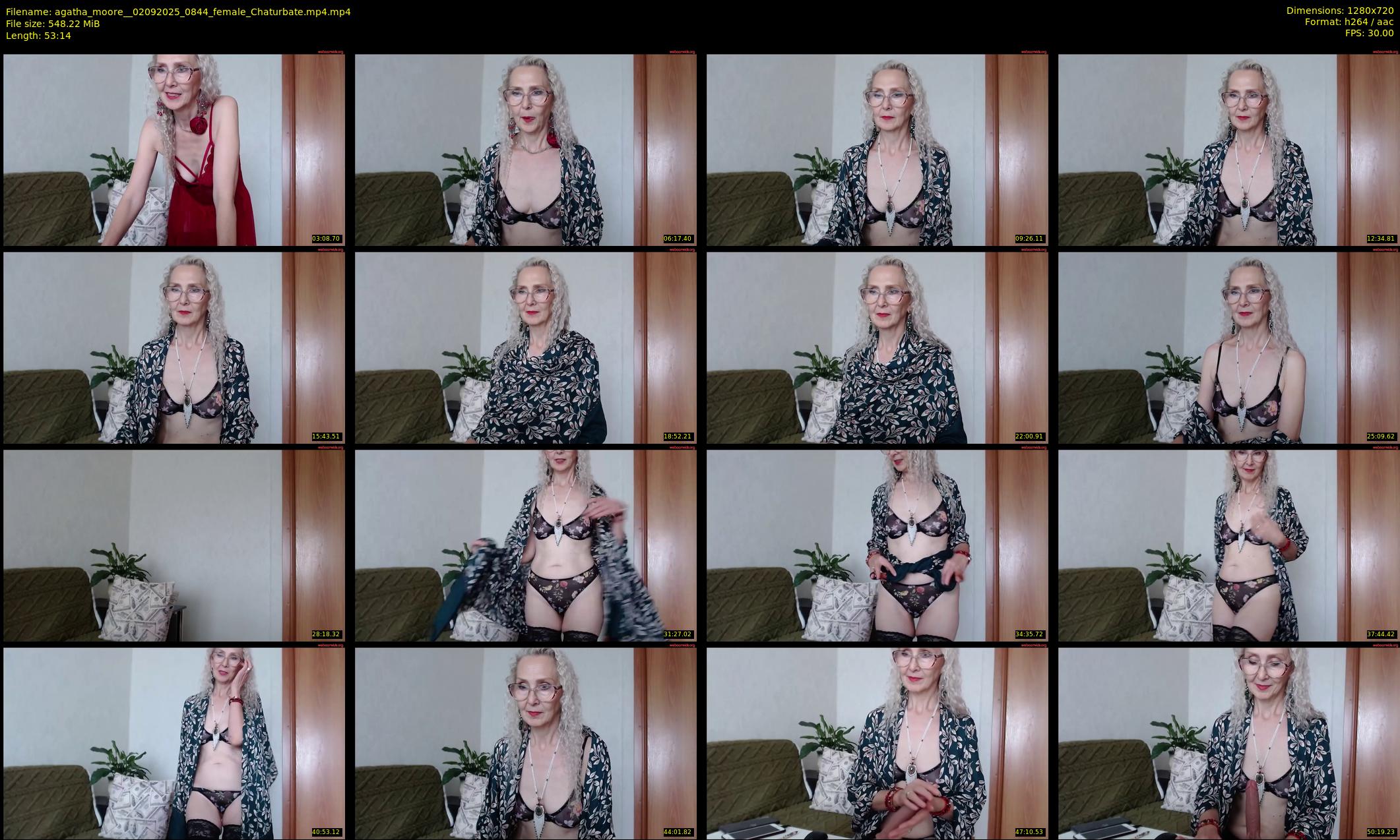agatha_moore_ — 54 minute Chaturbate female cam show recording, 720p, Sep 2, 2025