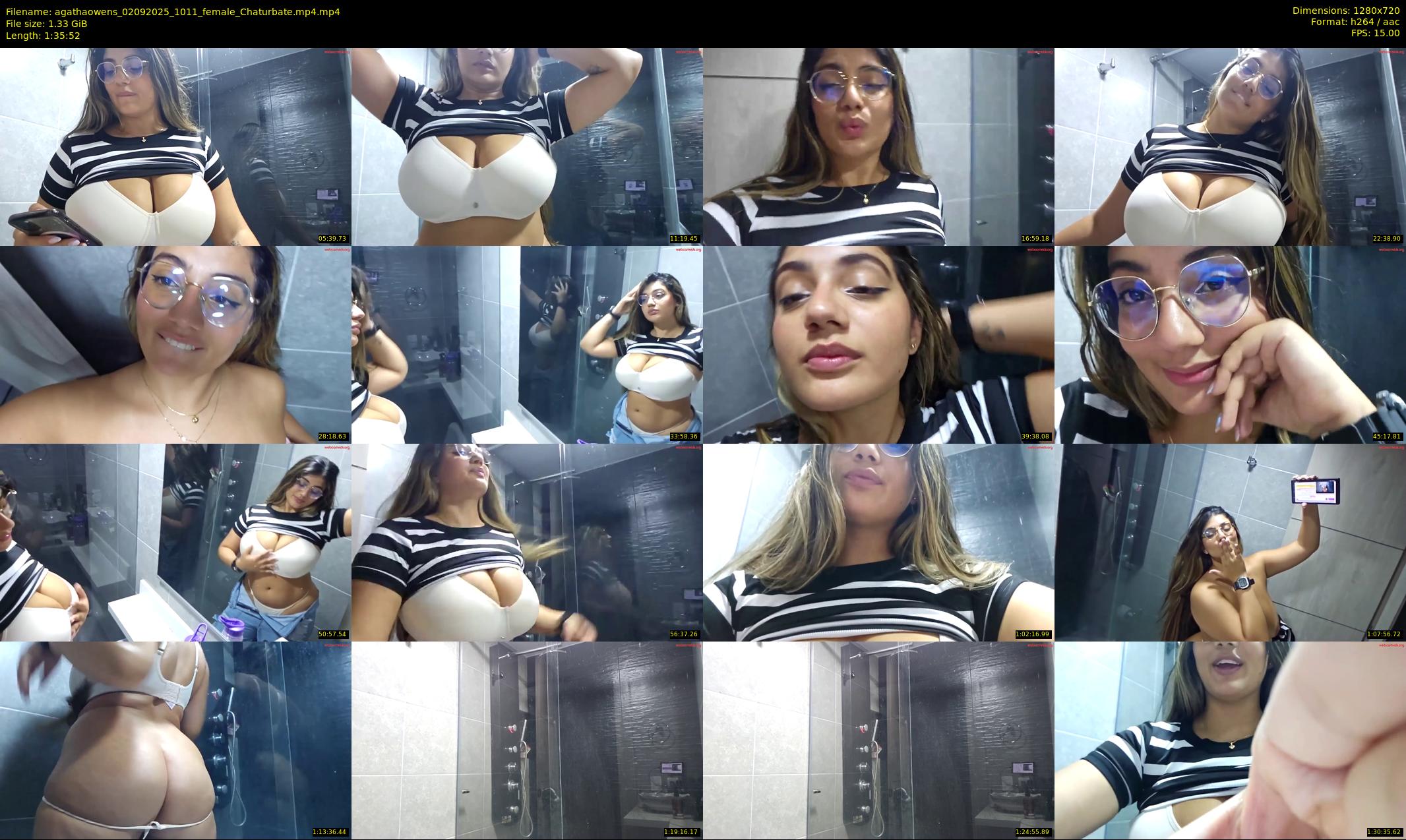 agathaowens — 96 minute Chaturbate female cam show recording, 720p, Sep 2, 2025
