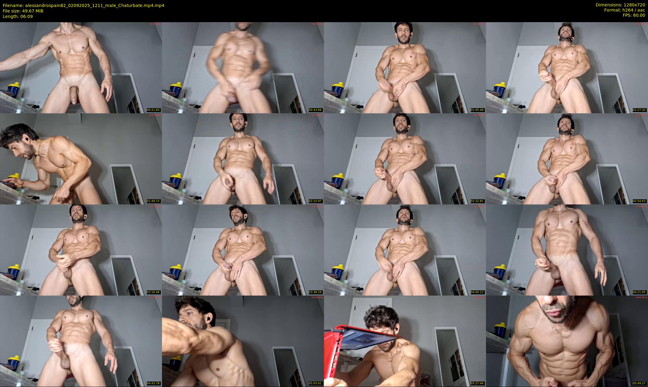alessandrospain82 — 7 minute Chaturbate male cam show recording, 720p, Sep 2, 2025