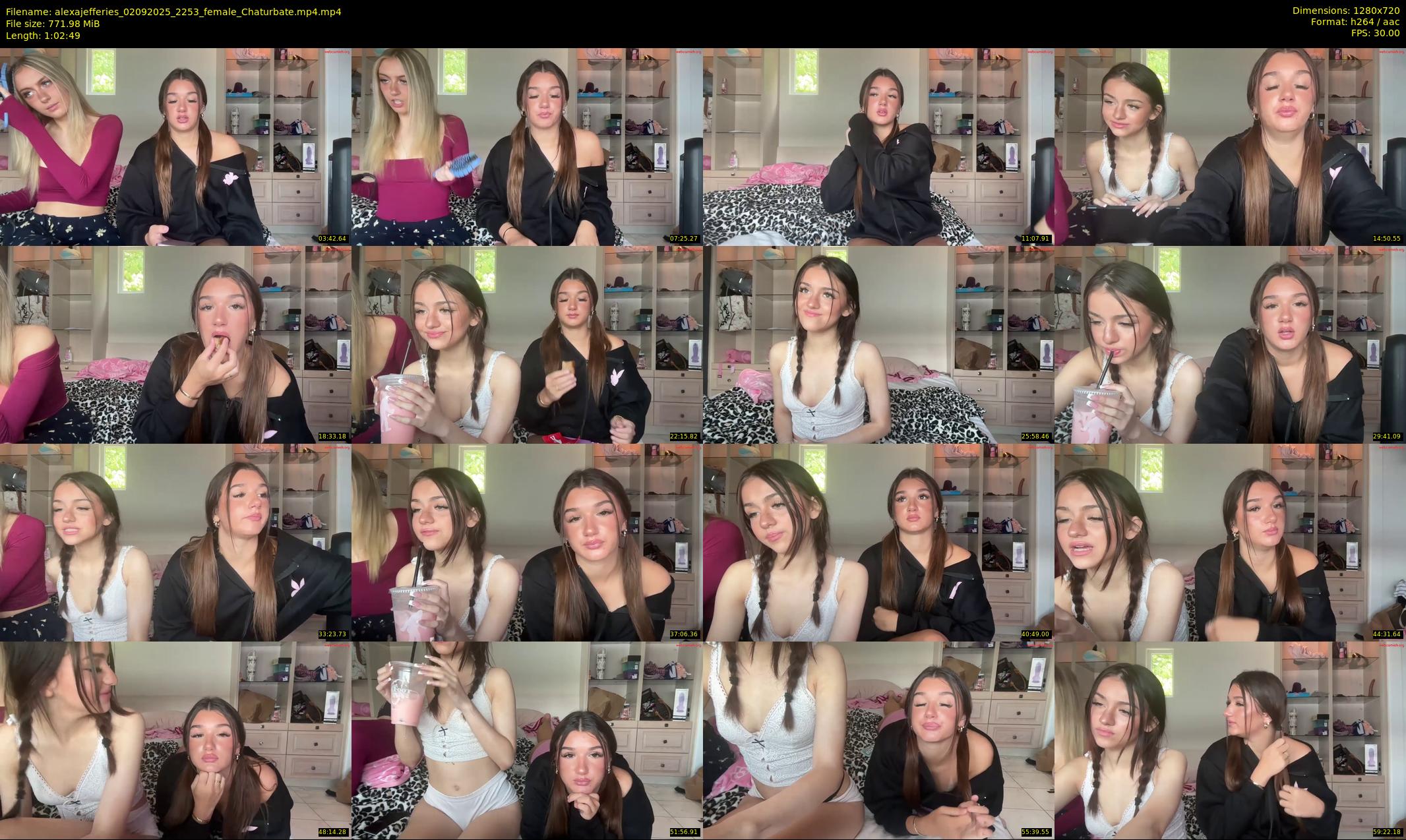 alexajefferies — 63 minute Chaturbate female cam show recording, 720p, Sep 2, 2025