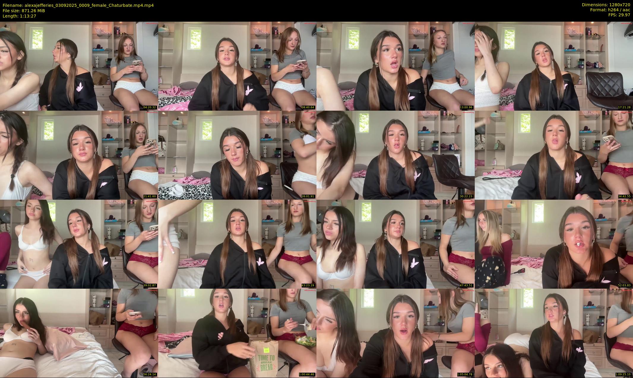 alexajefferies — 74 minute Chaturbate female cam show recording, 720p, Sep 3, 2025