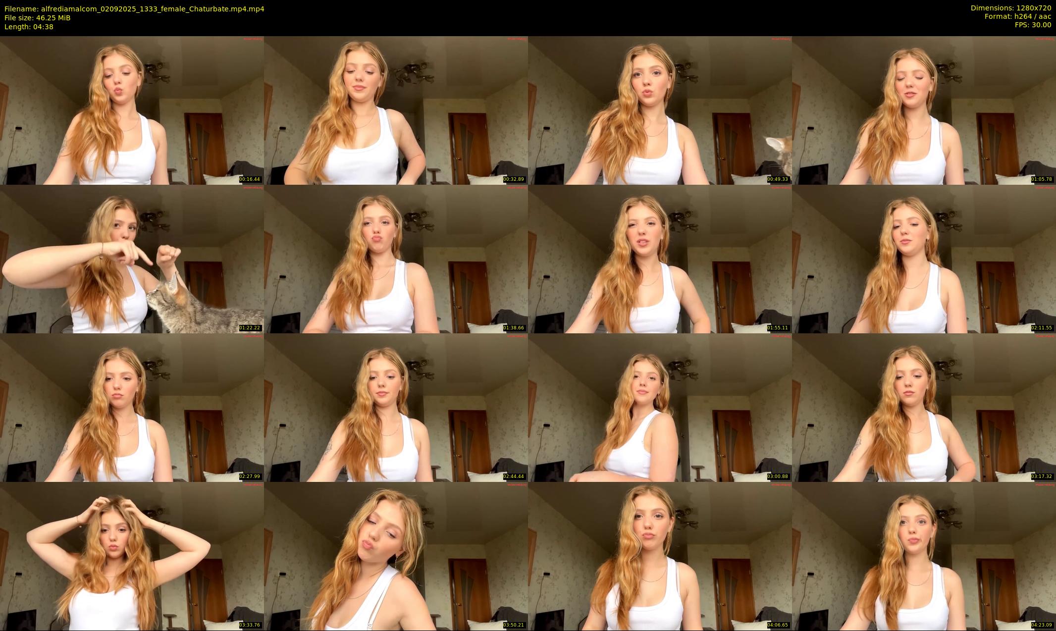 alfrediamalcom — 5 minute Chaturbate female cam show recording, 720p, Sep 2, 2025