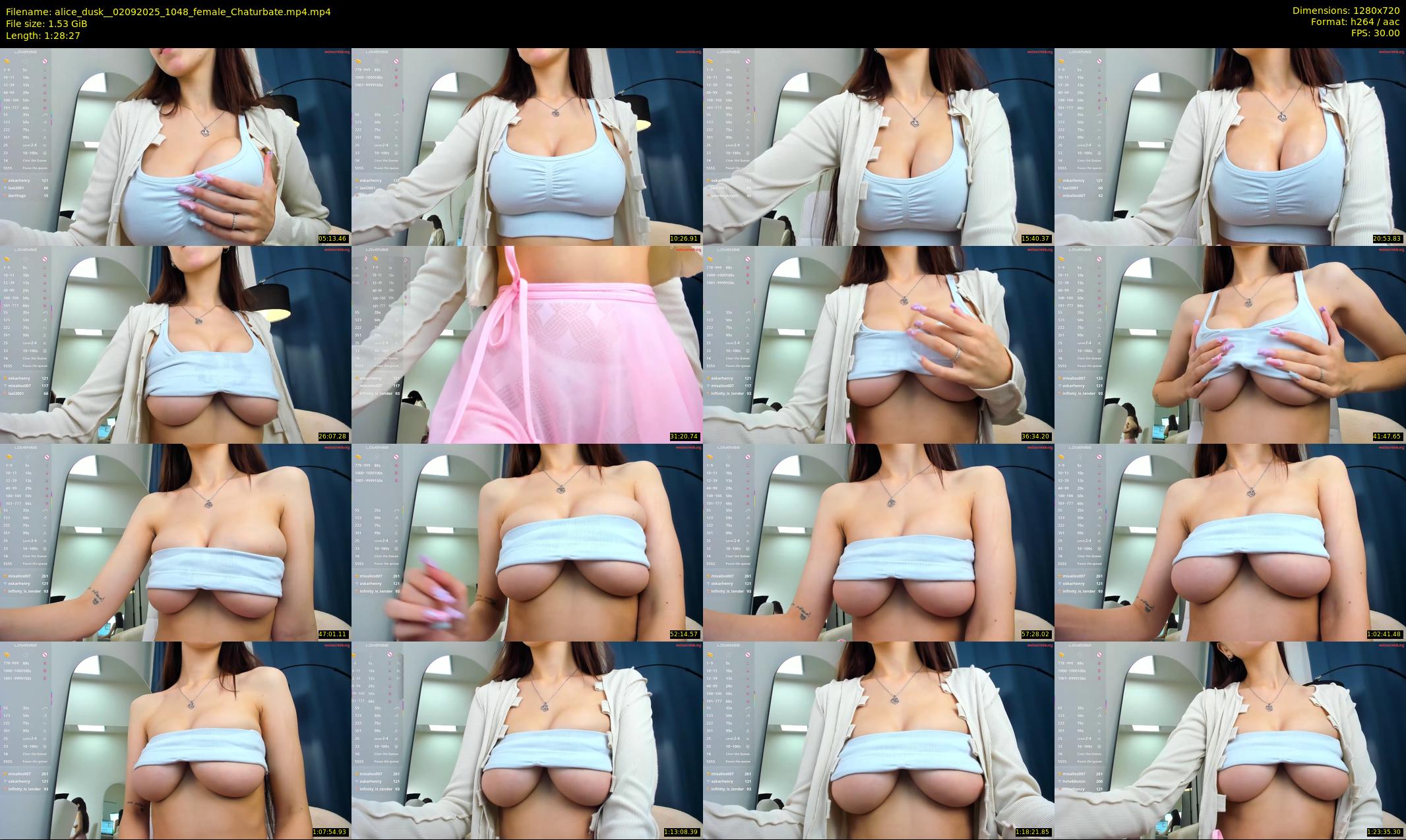 alice_dusk_ — 89 minute Chaturbate female cam show recording, 720p, Sep 2, 2025